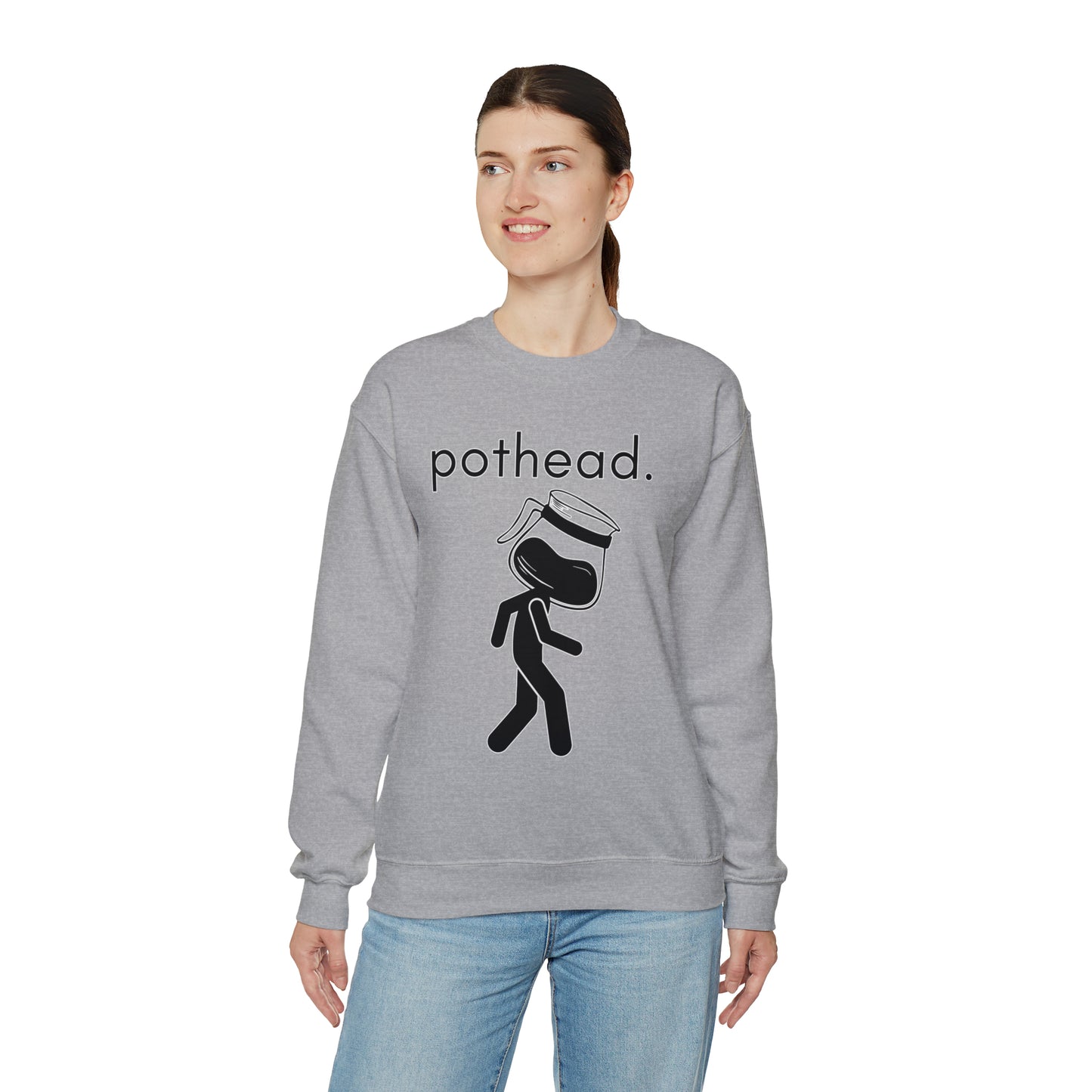 Pothead: Unisex Heavy Blend™ Crewneck Sweatshirt