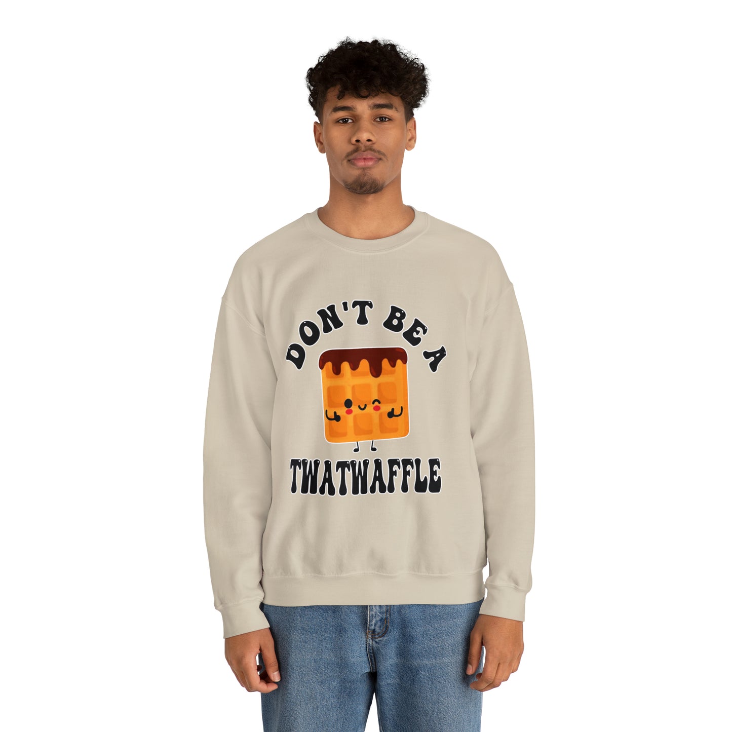 Don't Be a Twatwaffle: Unisex Heavy Blend™ Crewneck Sweatshirt