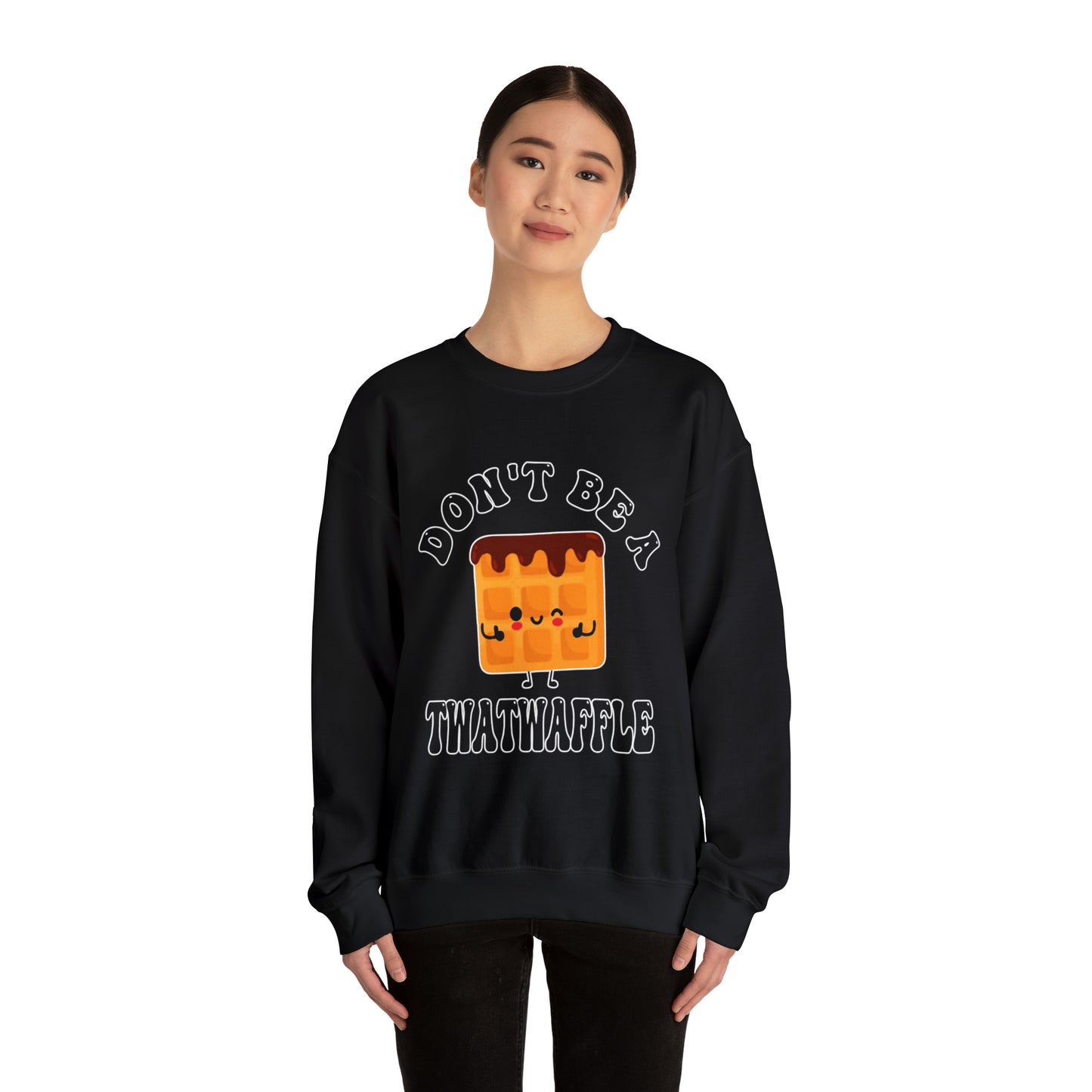 Don't Be a Twatwaffle: Unisex Heavy Blend™ Crewneck Sweatshirt