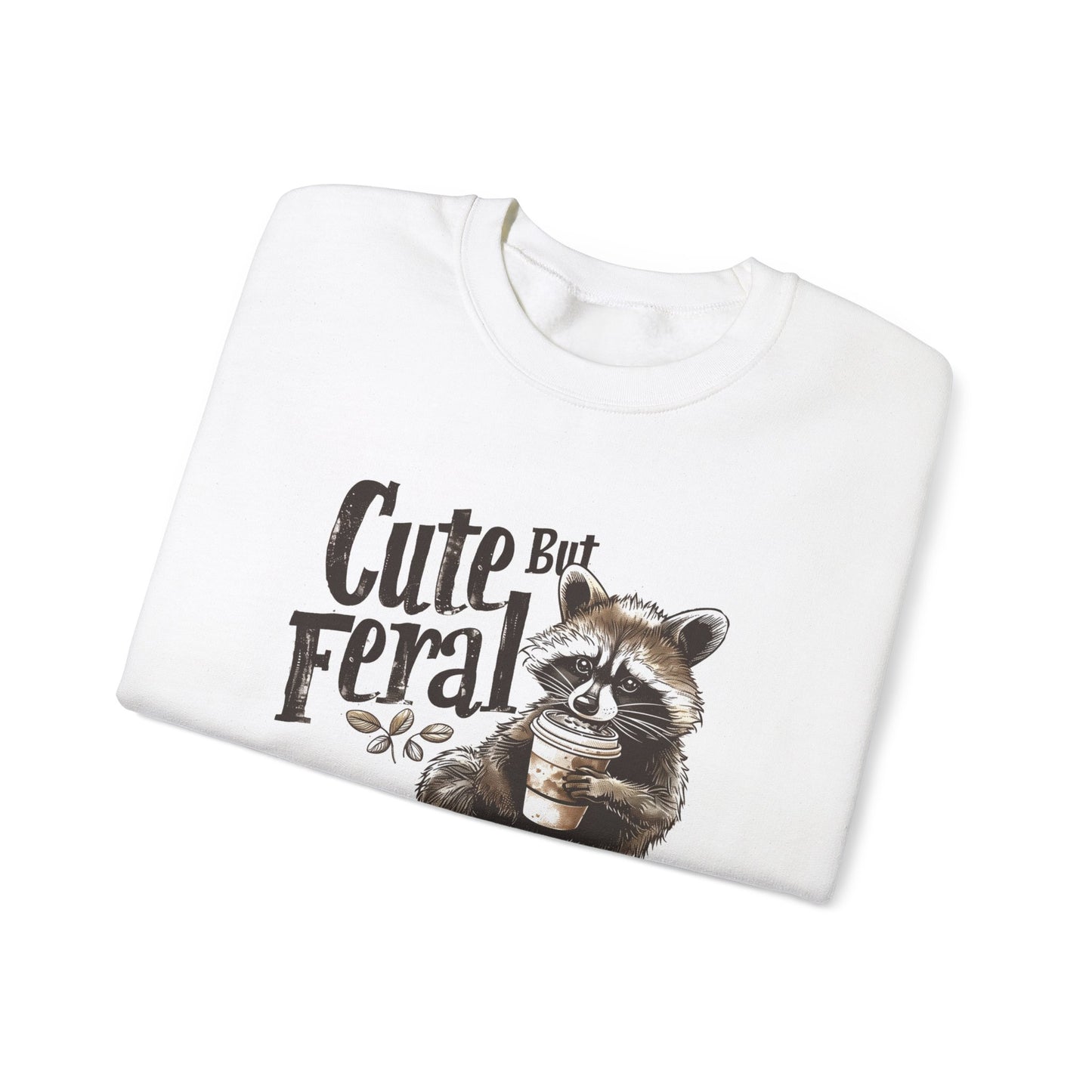 Cute but Feral - Unisex Heavy Blend™ Crewneck Sweatshirt