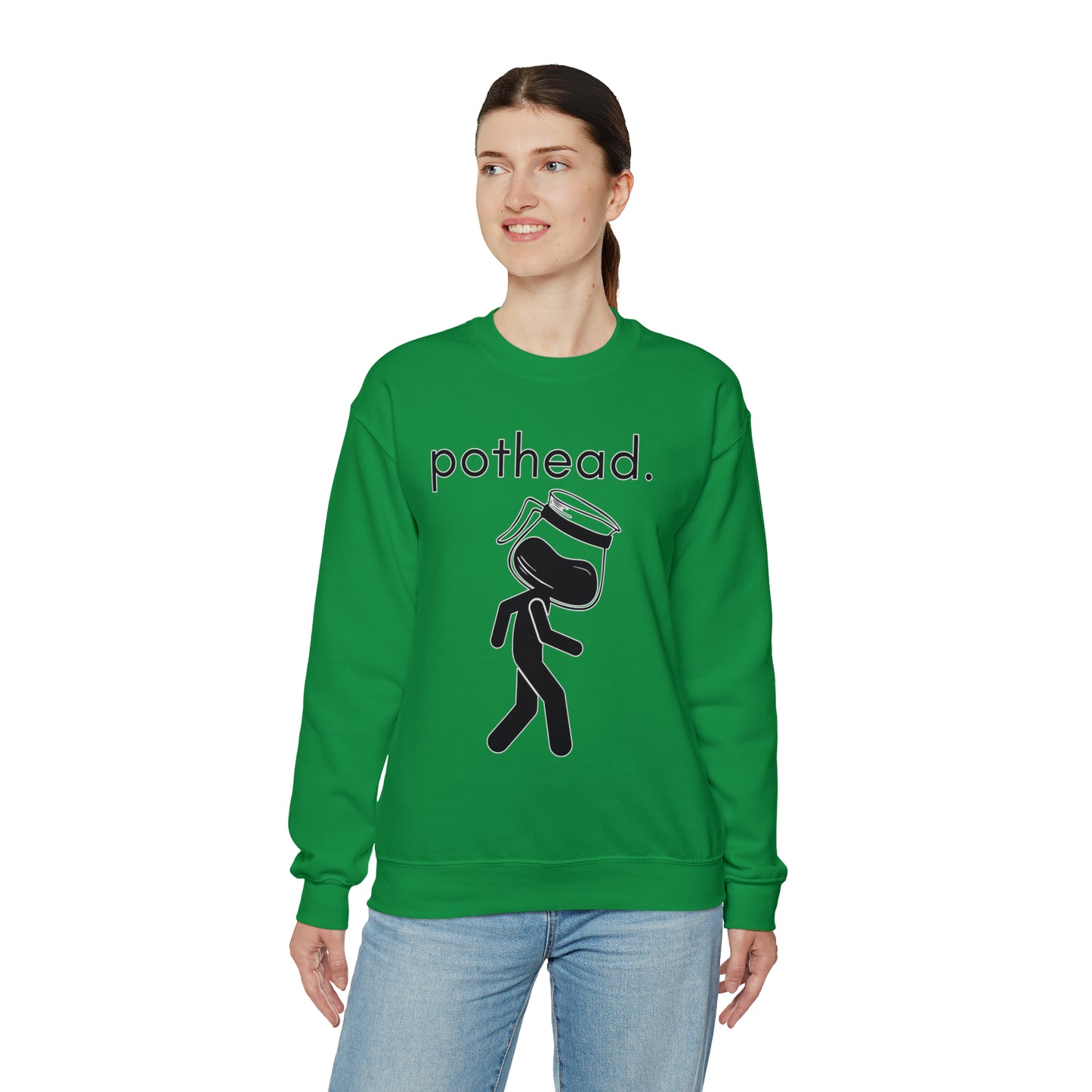 Pothead: Unisex Heavy Blend™ Crewneck Sweatshirt