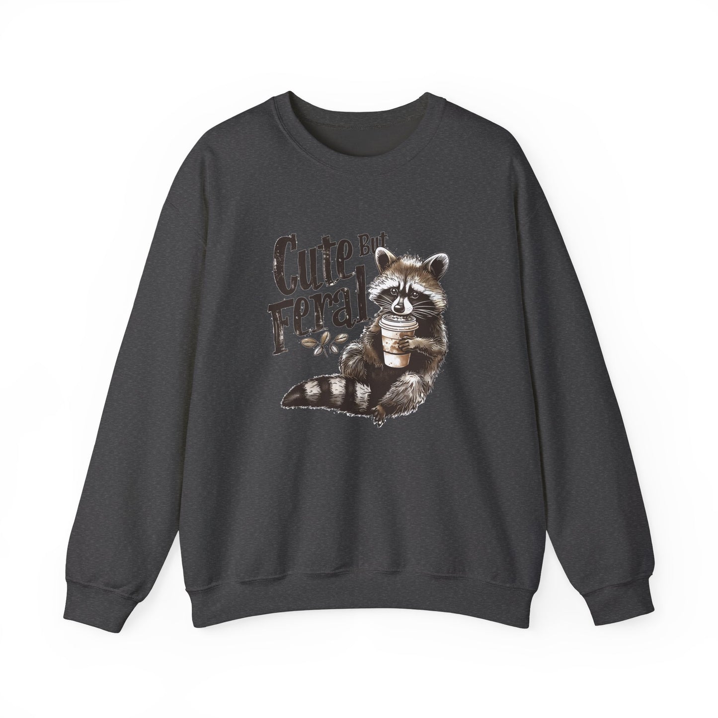 Cute but Feral - Unisex Heavy Blend™ Crewneck Sweatshirt