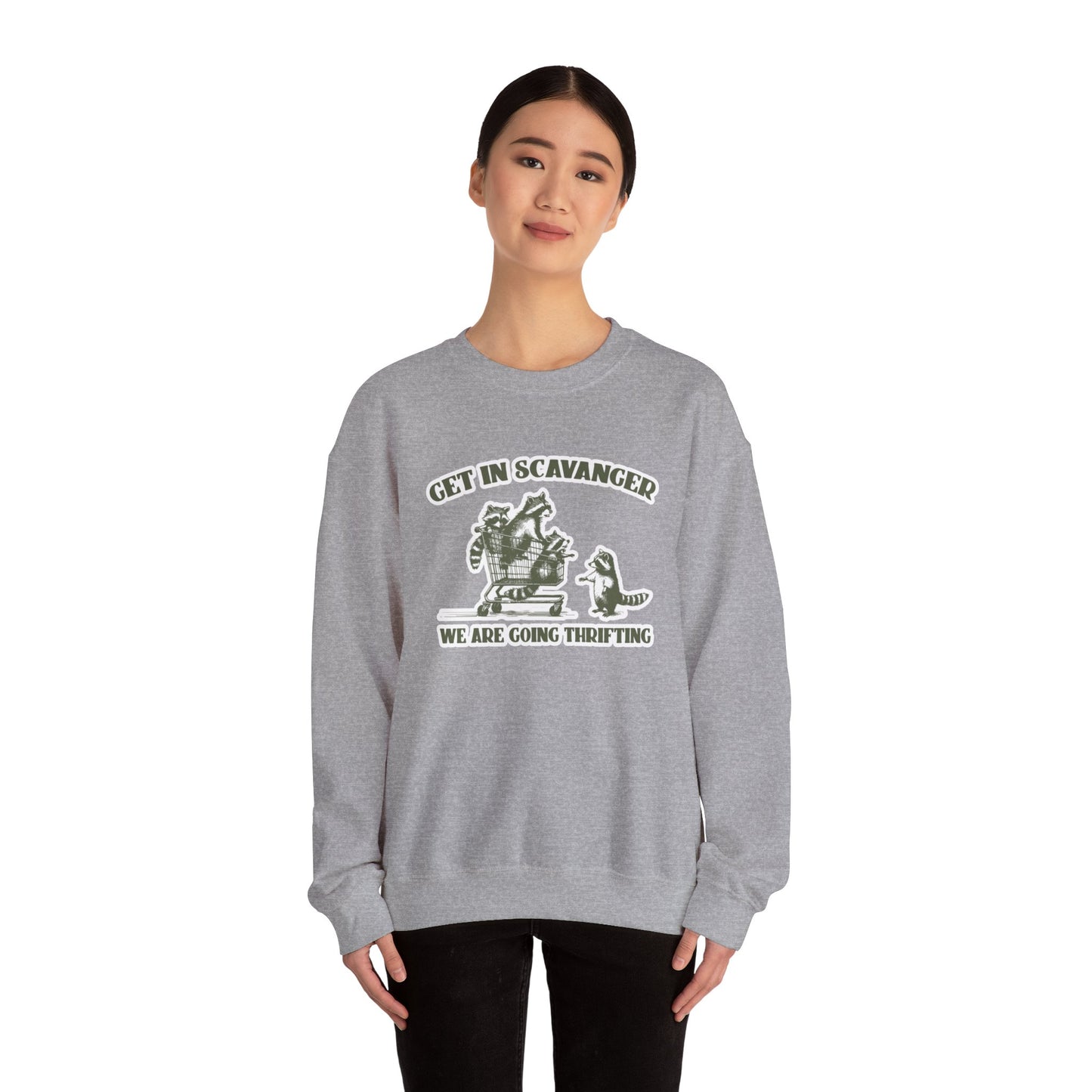 Get in Scavanger We Are Going Thrifting - Unisex Heavy Blend™ Crewneck Sweatshirt