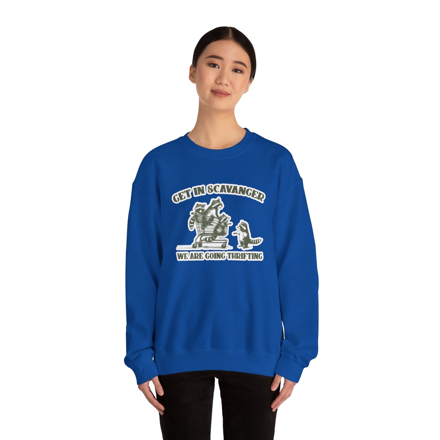 Get in Scavanger We Are Going Thrifting - Unisex Heavy Blend™ Crewneck Sweatshirt