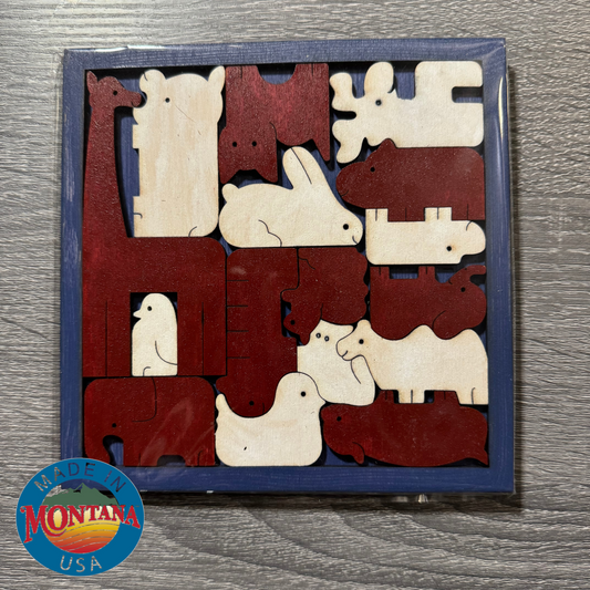 Wood Animal Puzzle