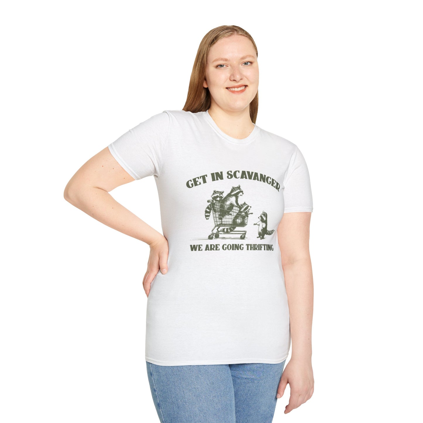 Get in Scavanger We're Going Thrifting - Unisex Softstyle T-Shirt