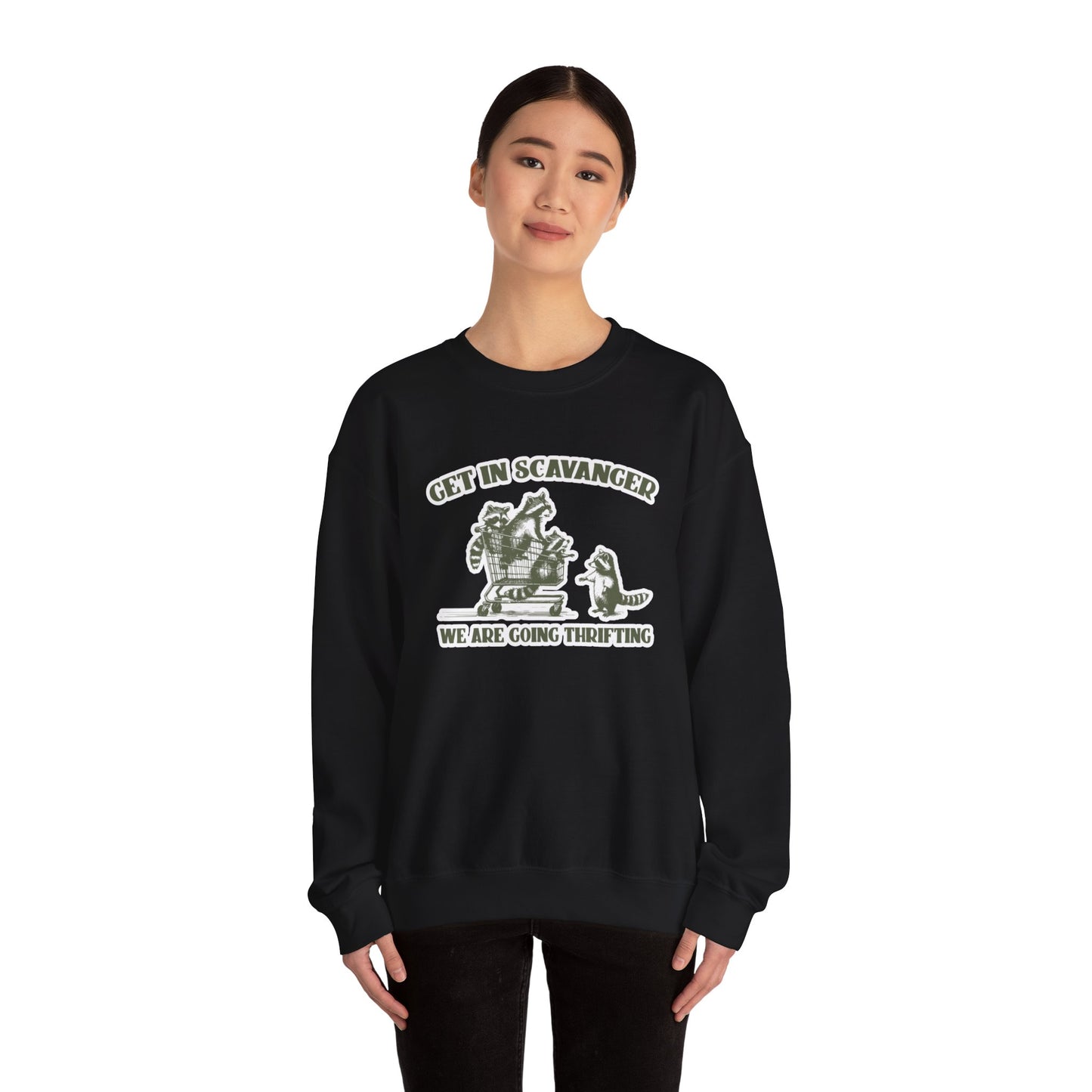 Get in Scavanger We Are Going Thrifting - Unisex Heavy Blend™ Crewneck Sweatshirt