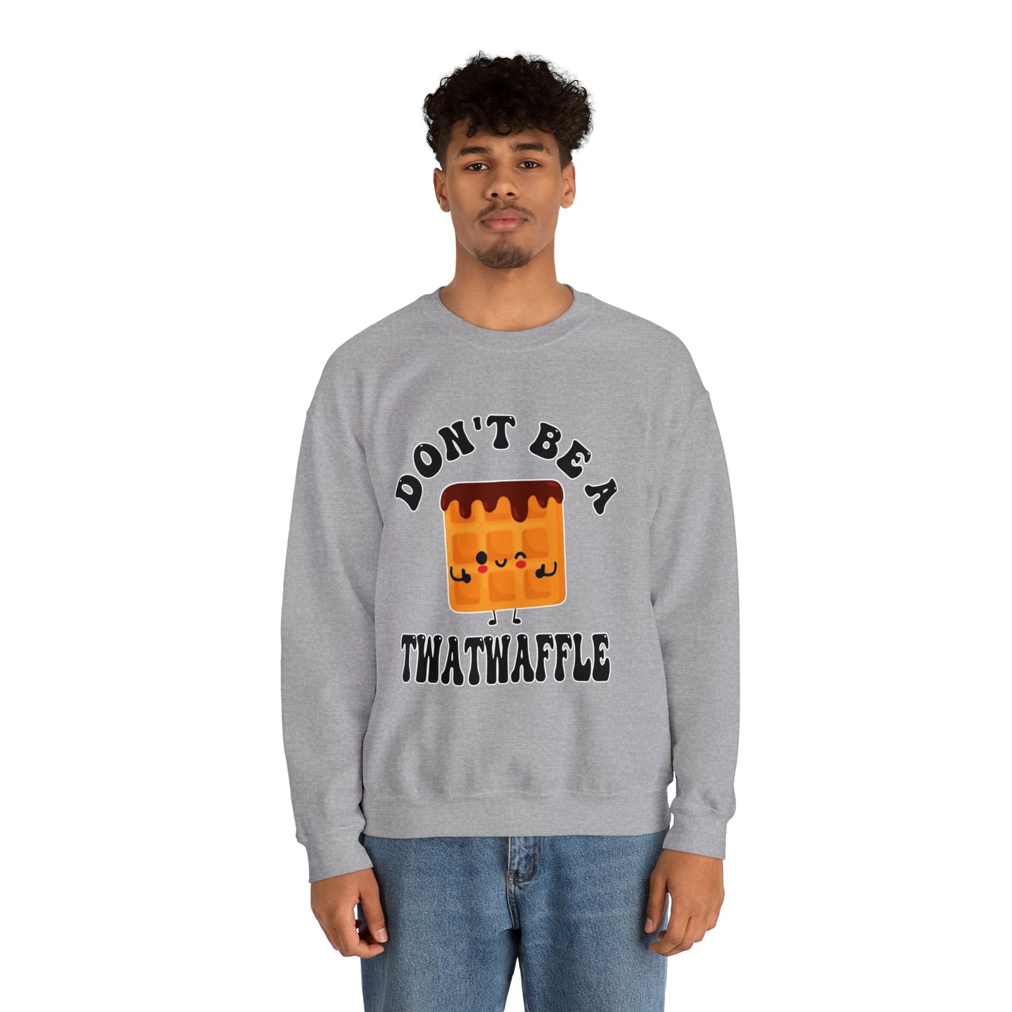 Don't Be a Twatwaffle: Unisex Heavy Blend™ Crewneck Sweatshirt