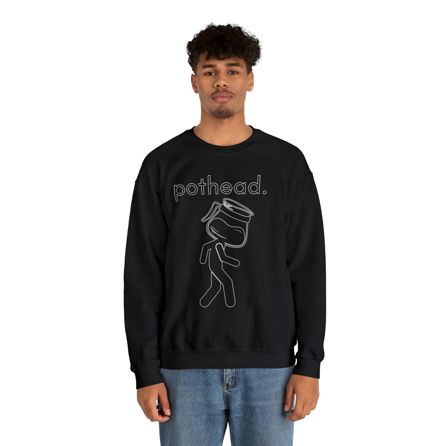 Pothead: Unisex Heavy Blend™ Crewneck Sweatshirt