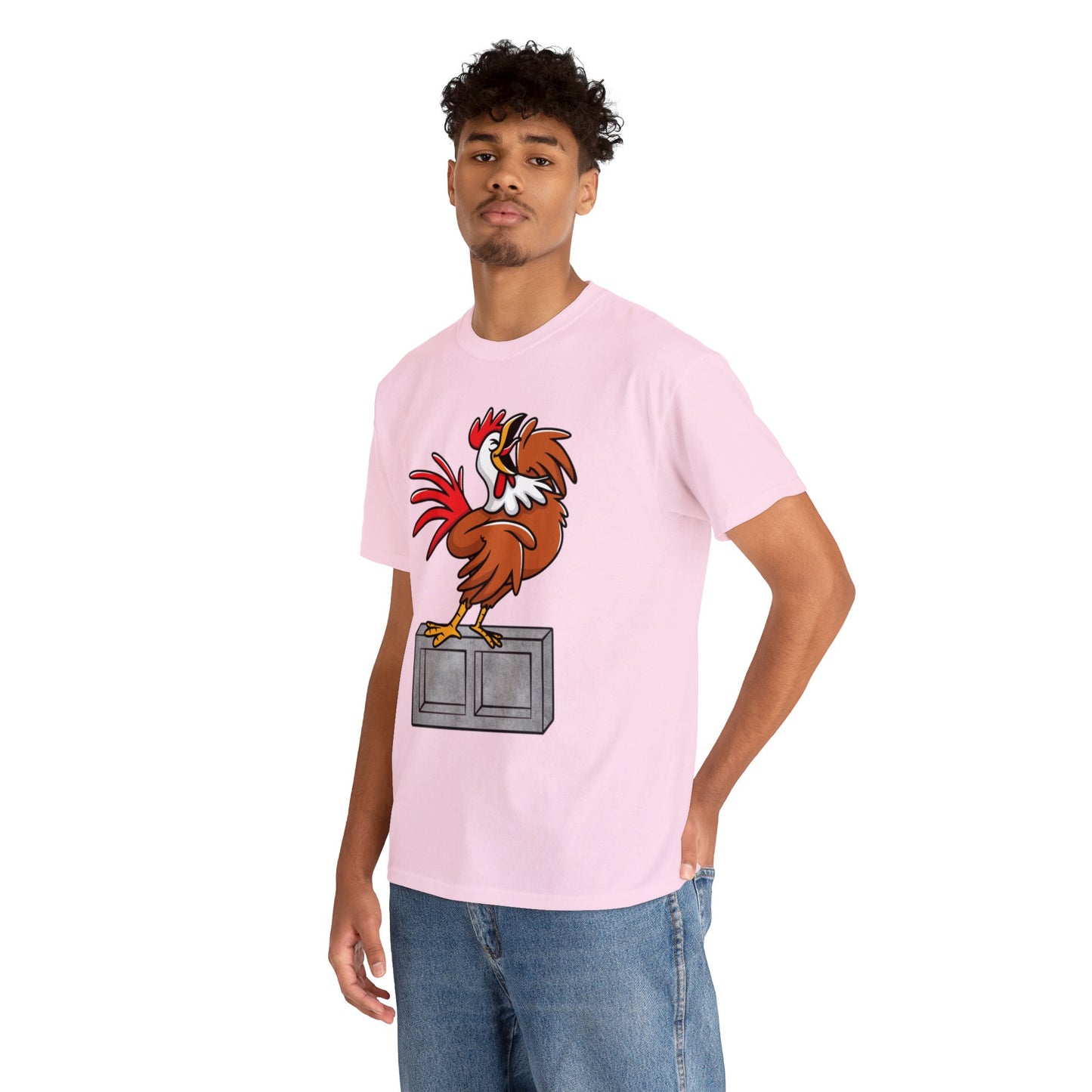 Cock Block: Unisex Heavy Cotton Tee