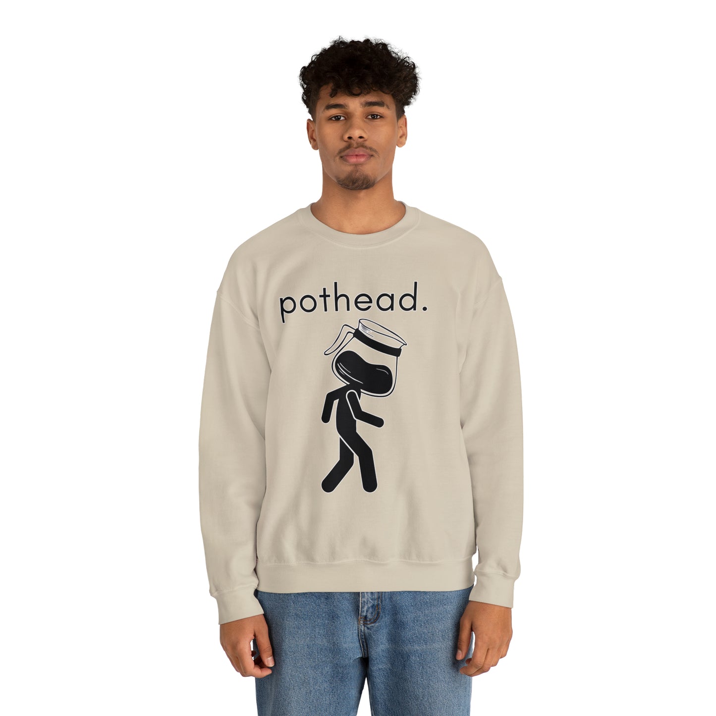 Pothead: Unisex Heavy Blend™ Crewneck Sweatshirt