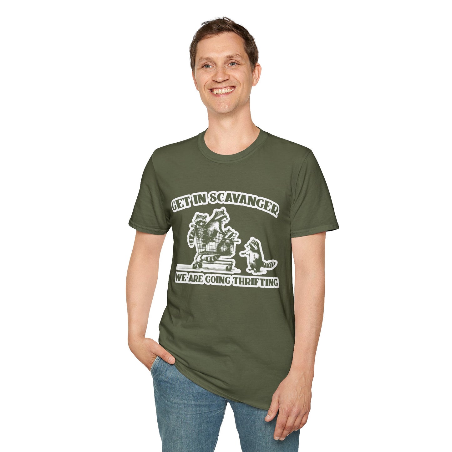 Get in Scavanger We're Going Thrifting - Unisex Softstyle T-Shirt