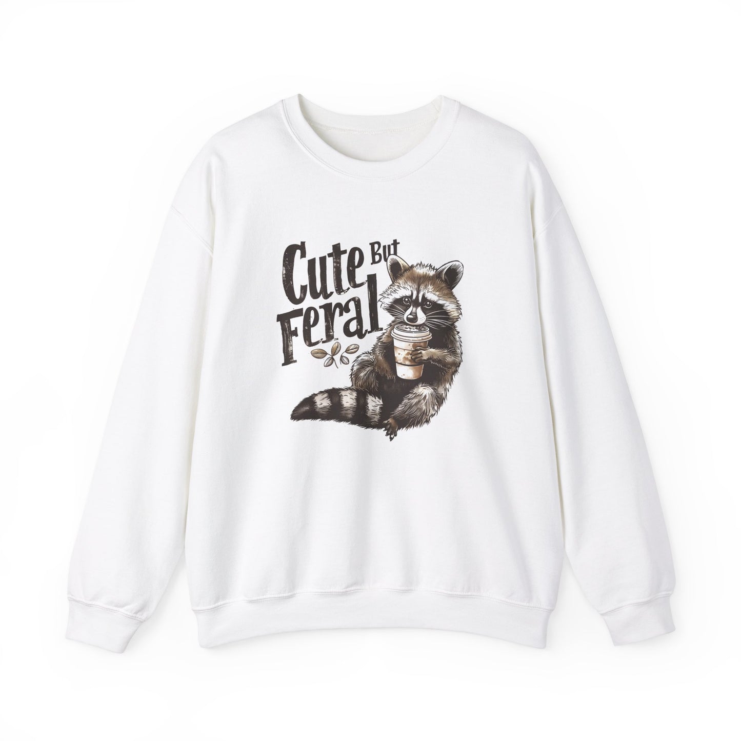 Cute but Feral - Unisex Heavy Blend™ Crewneck Sweatshirt