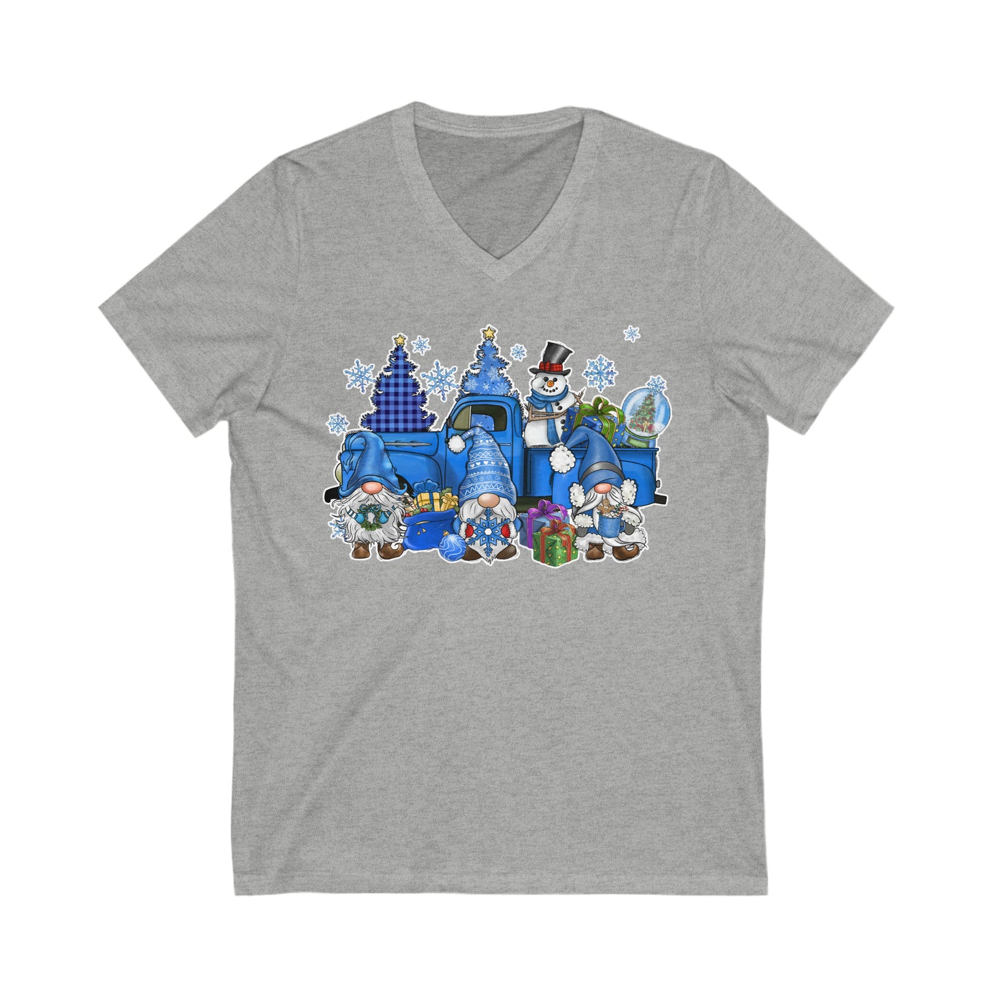 Snowmies: Unisex Jersey Short Sleeve V-Neck Tee