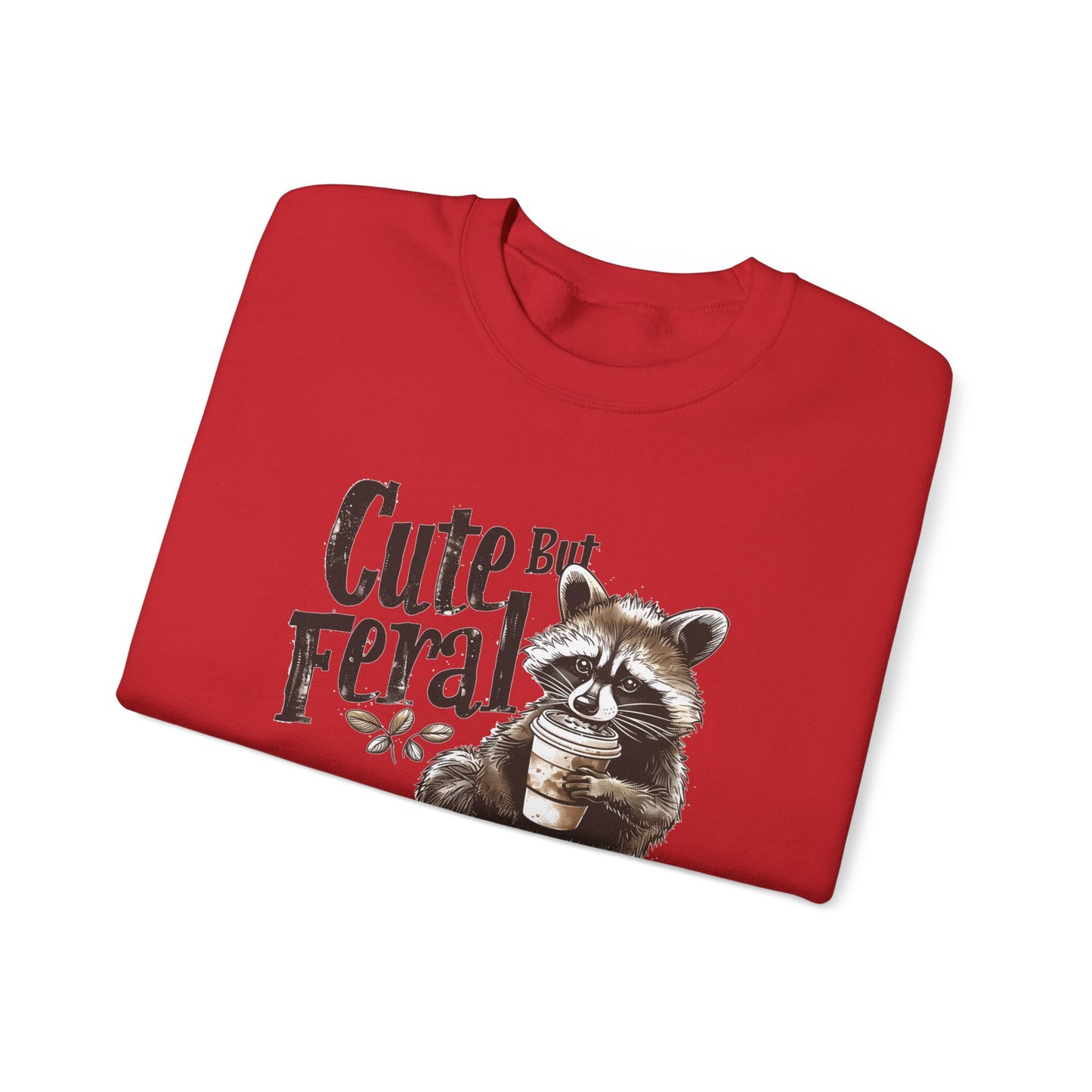 Cute but Feral - Unisex Heavy Blend™ Crewneck Sweatshirt