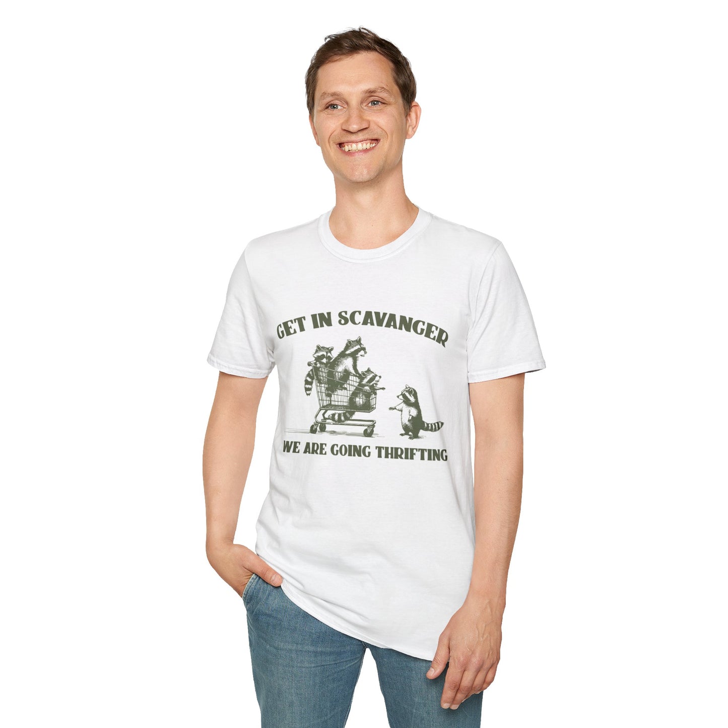 Get in Scavanger We're Going Thrifting - Unisex Softstyle T-Shirt