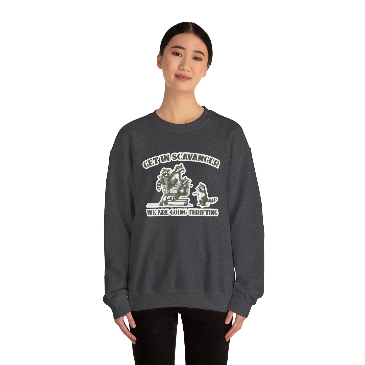 Get in Scavanger We Are Going Thrifting - Unisex Heavy Blend™ Crewneck Sweatshirt