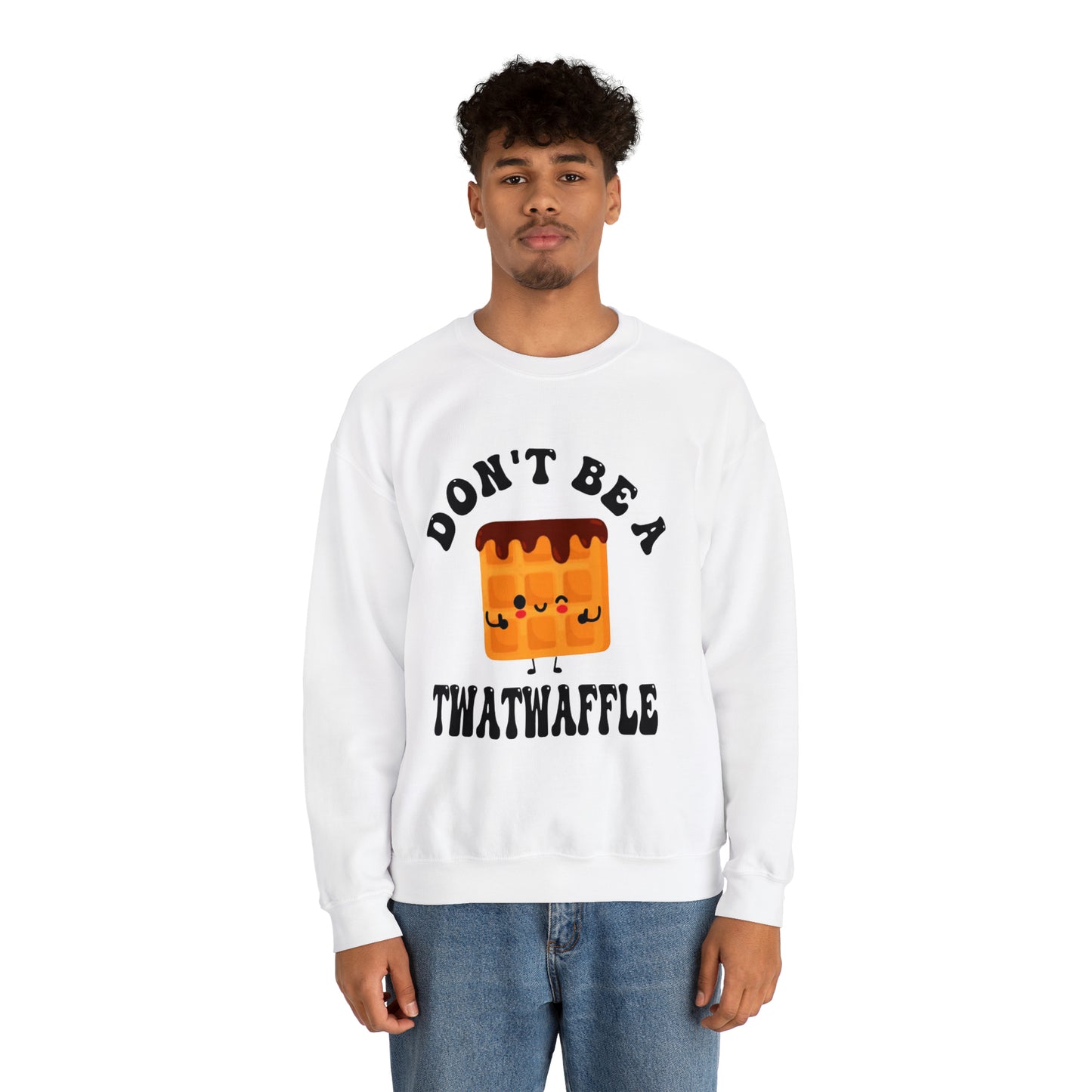 Don't Be a Twatwaffle: Unisex Heavy Blend™ Crewneck Sweatshirt