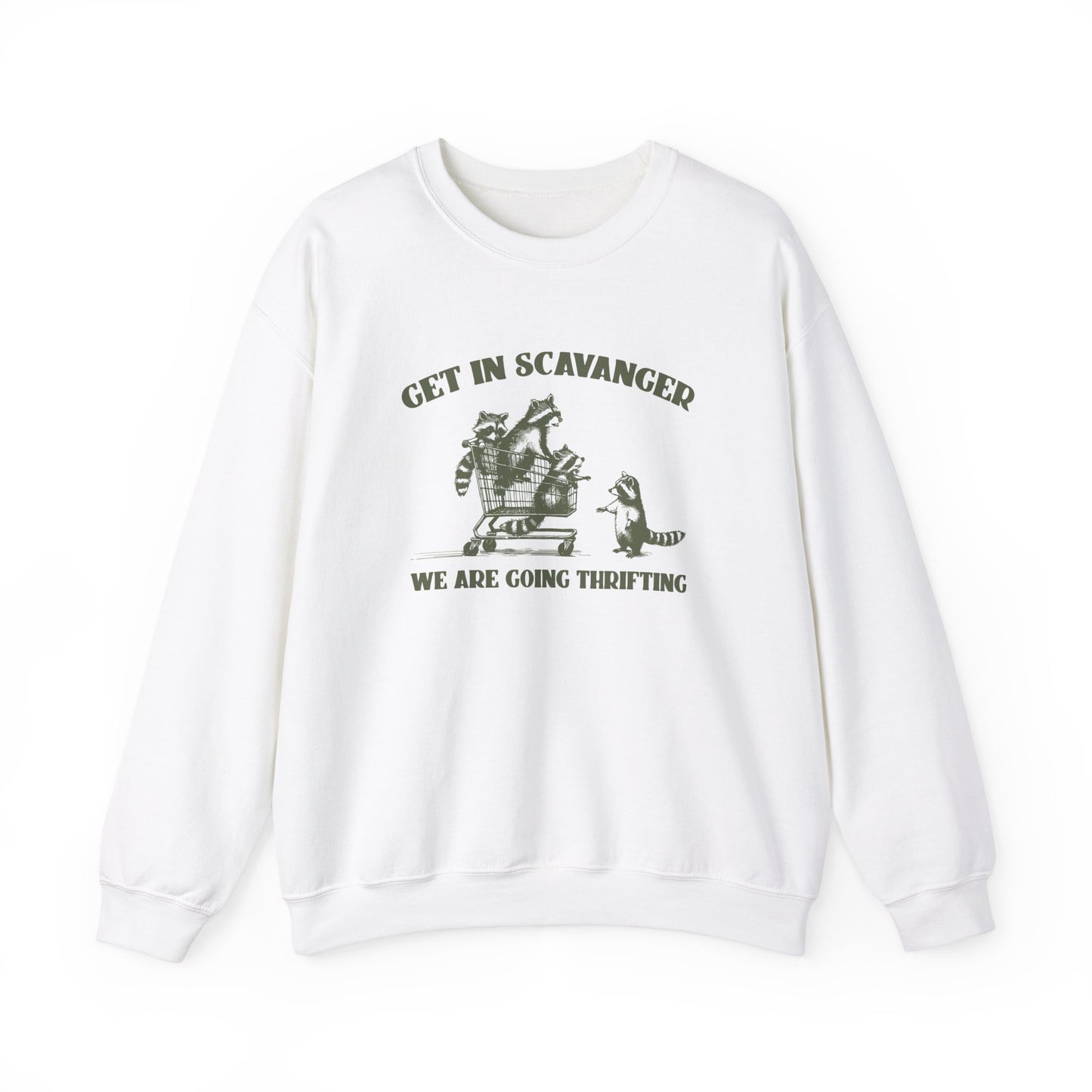 Get in Scavanger We Are Going Thrifting - Unisex Heavy Blend™ Crewneck Sweatshirt