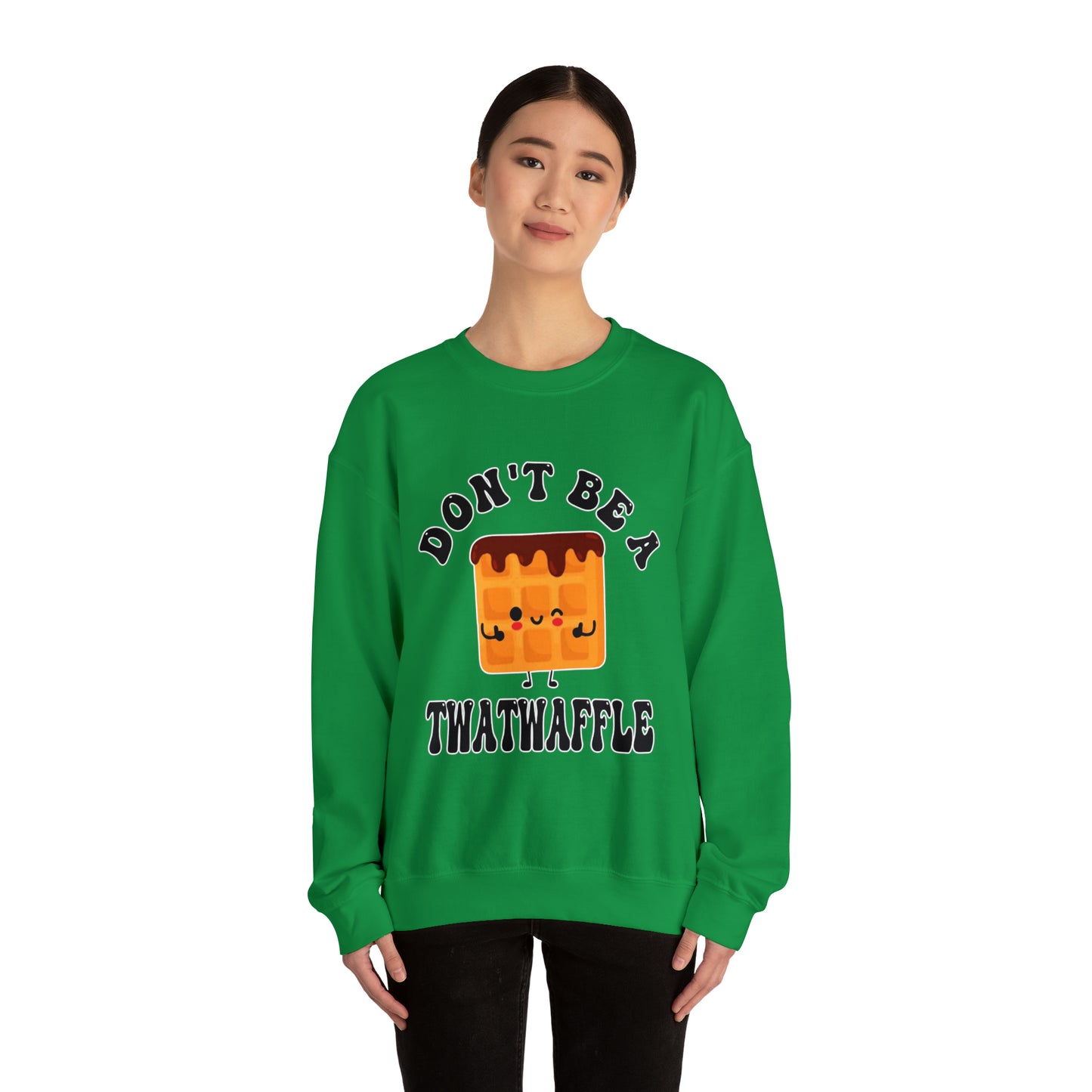 Don't Be a Twatwaffle: Unisex Heavy Blend™ Crewneck Sweatshirt