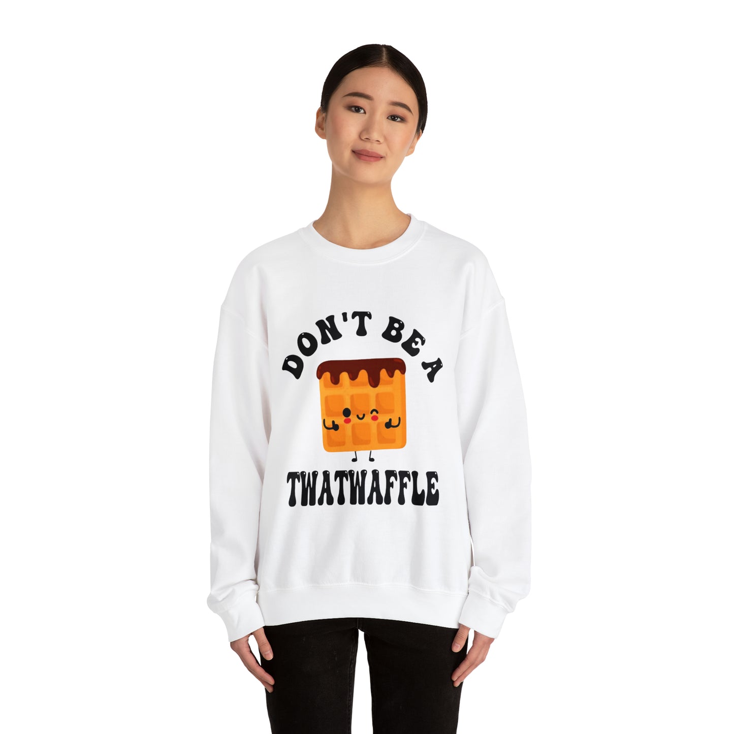 Don't Be a Twatwaffle: Unisex Heavy Blend™ Crewneck Sweatshirt