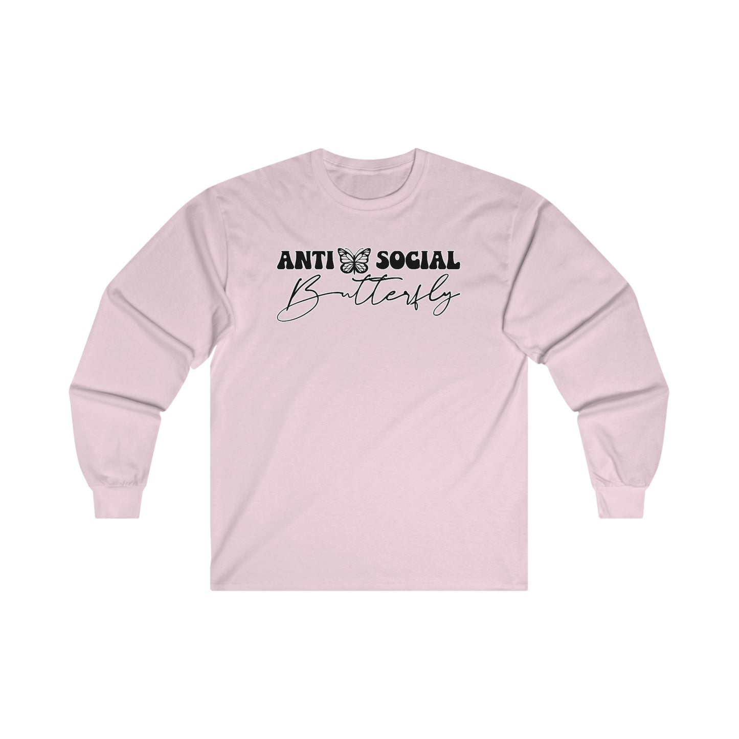 Antisocial Butterfly: Ultra Cotton Long Sleeve Tee