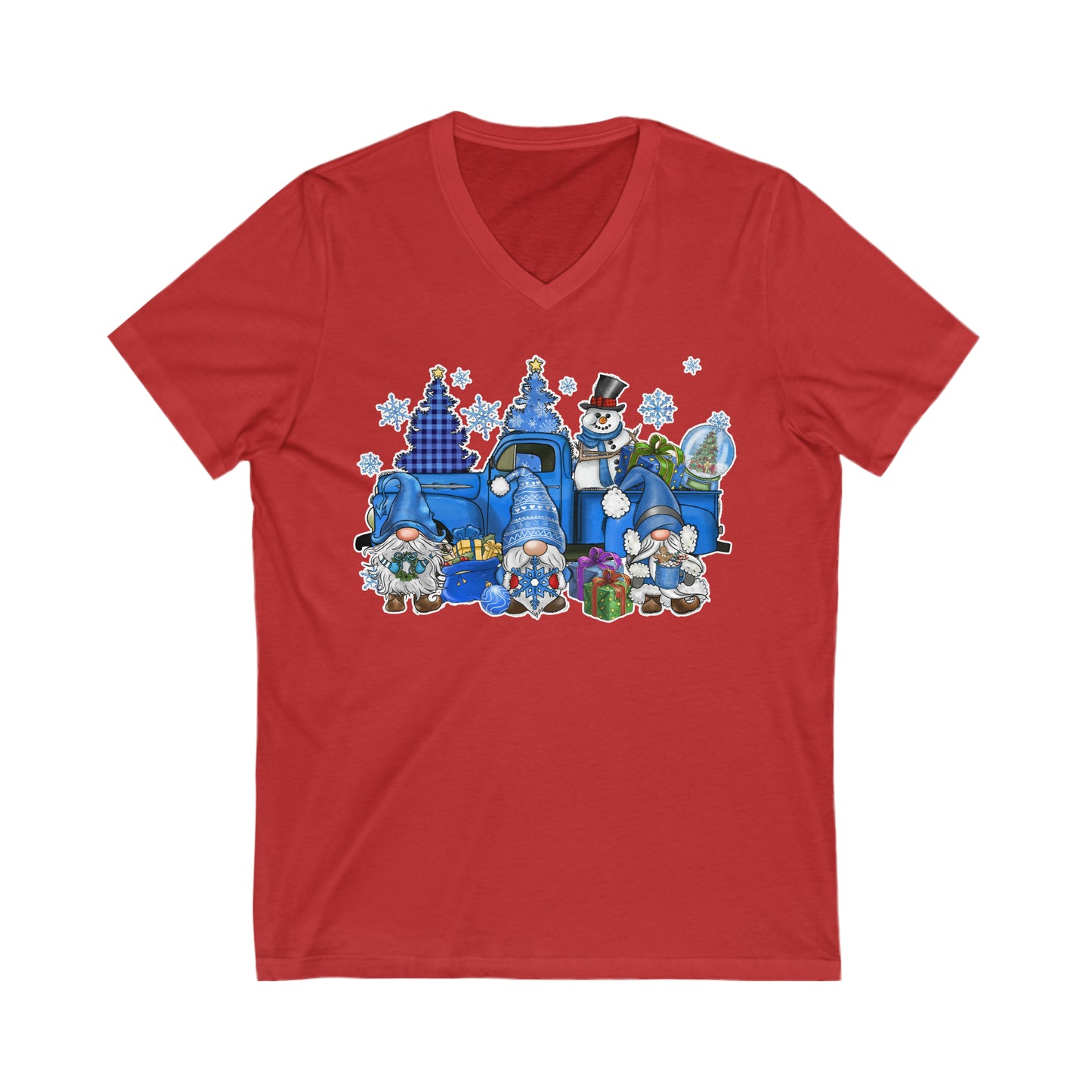 Snowmies: Unisex Jersey Short Sleeve V-Neck Tee