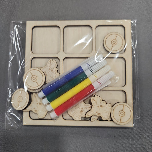 Color-Your-Own Tic-Tac-Toe Boards
