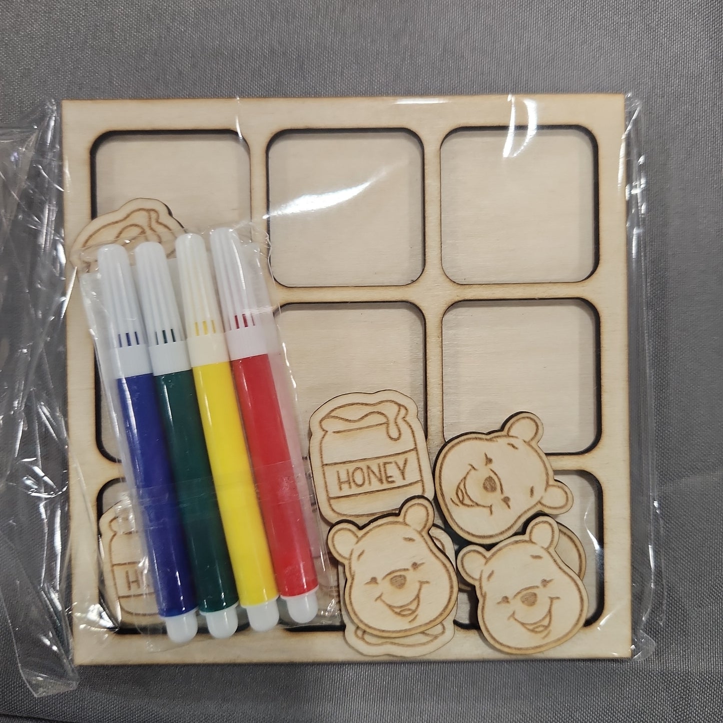 Color-Your-Own Tic-Tac-Toe Boards