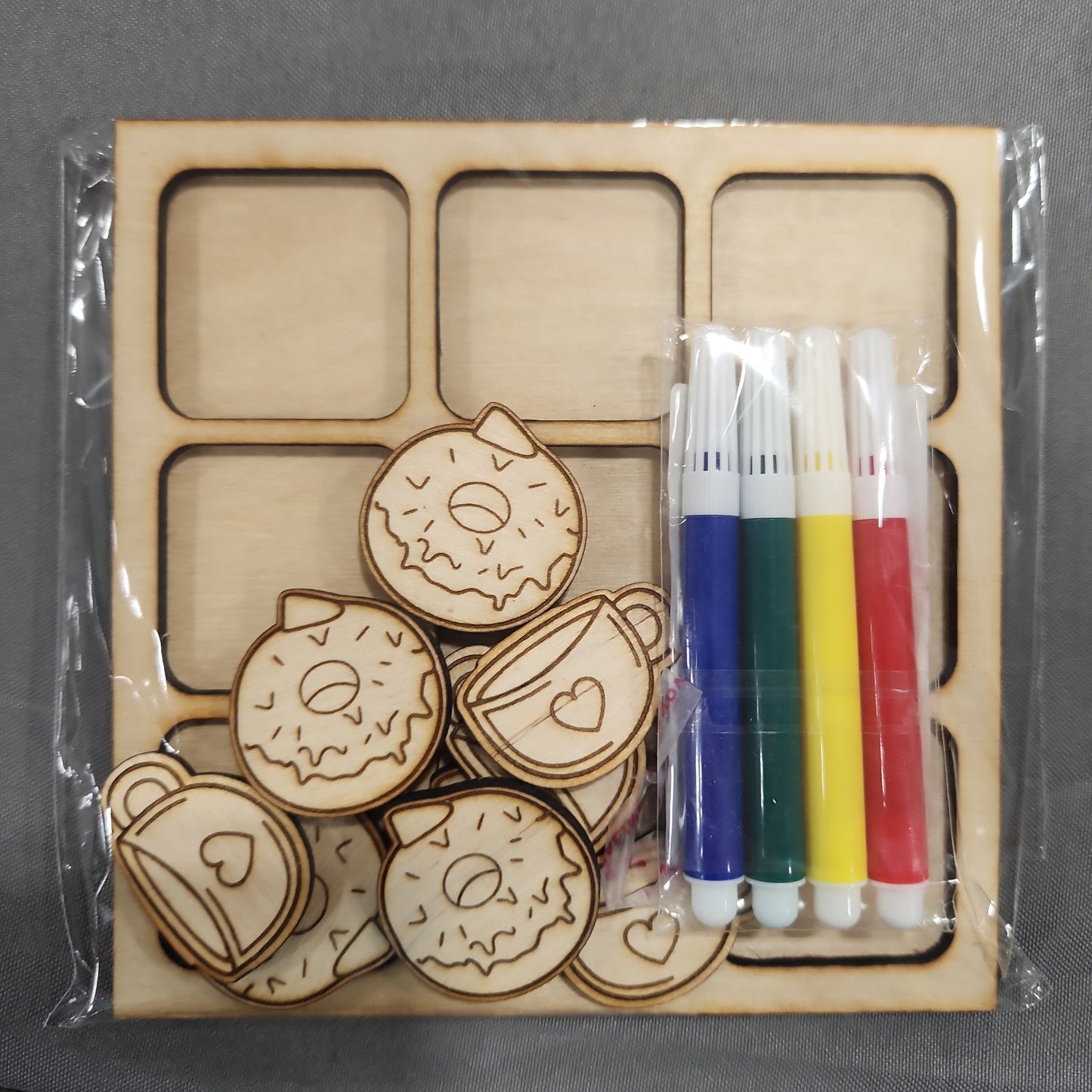 Color-Your-Own Tic-Tac-Toe Boards