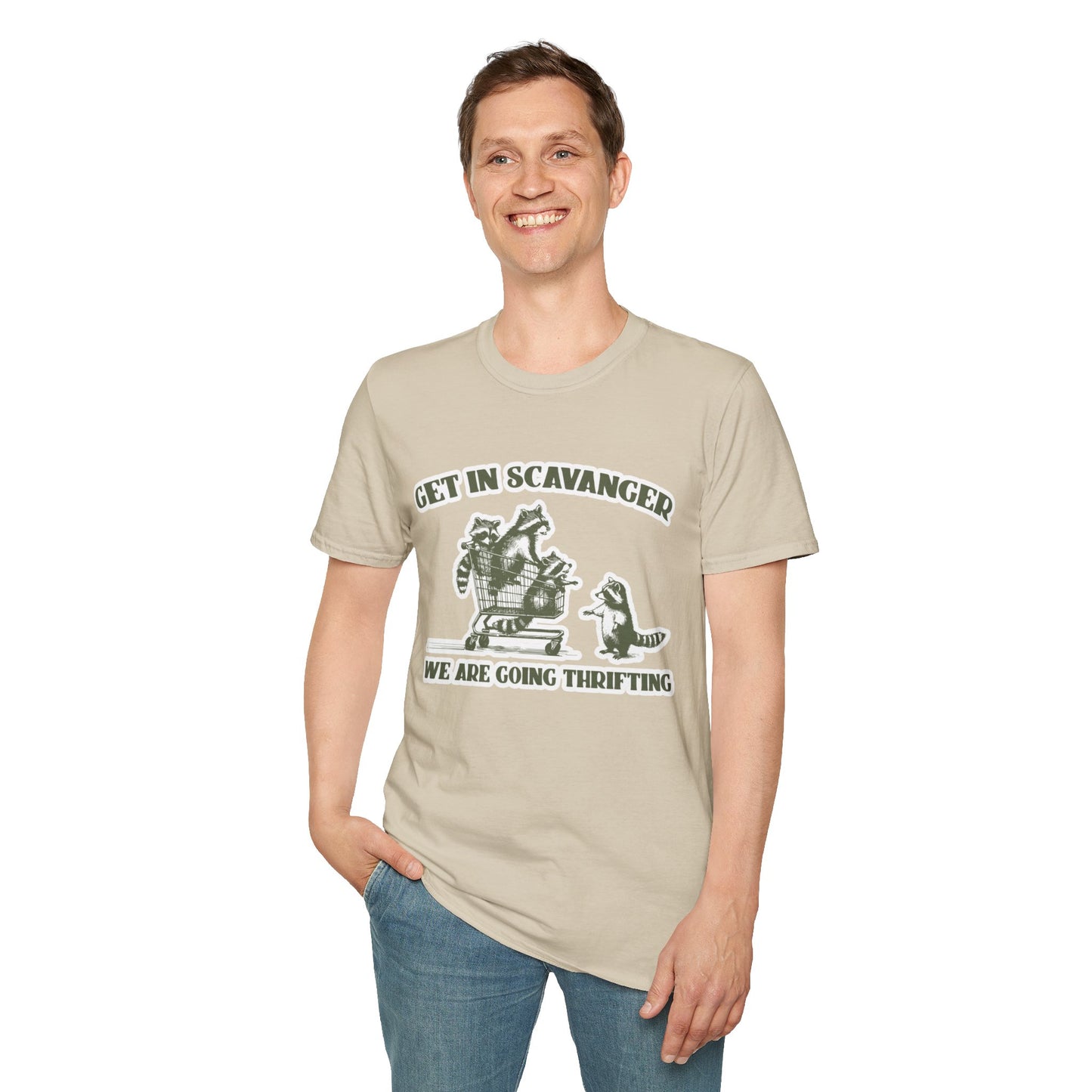 Get in Scavanger We're Going Thrifting - Unisex Softstyle T-Shirt