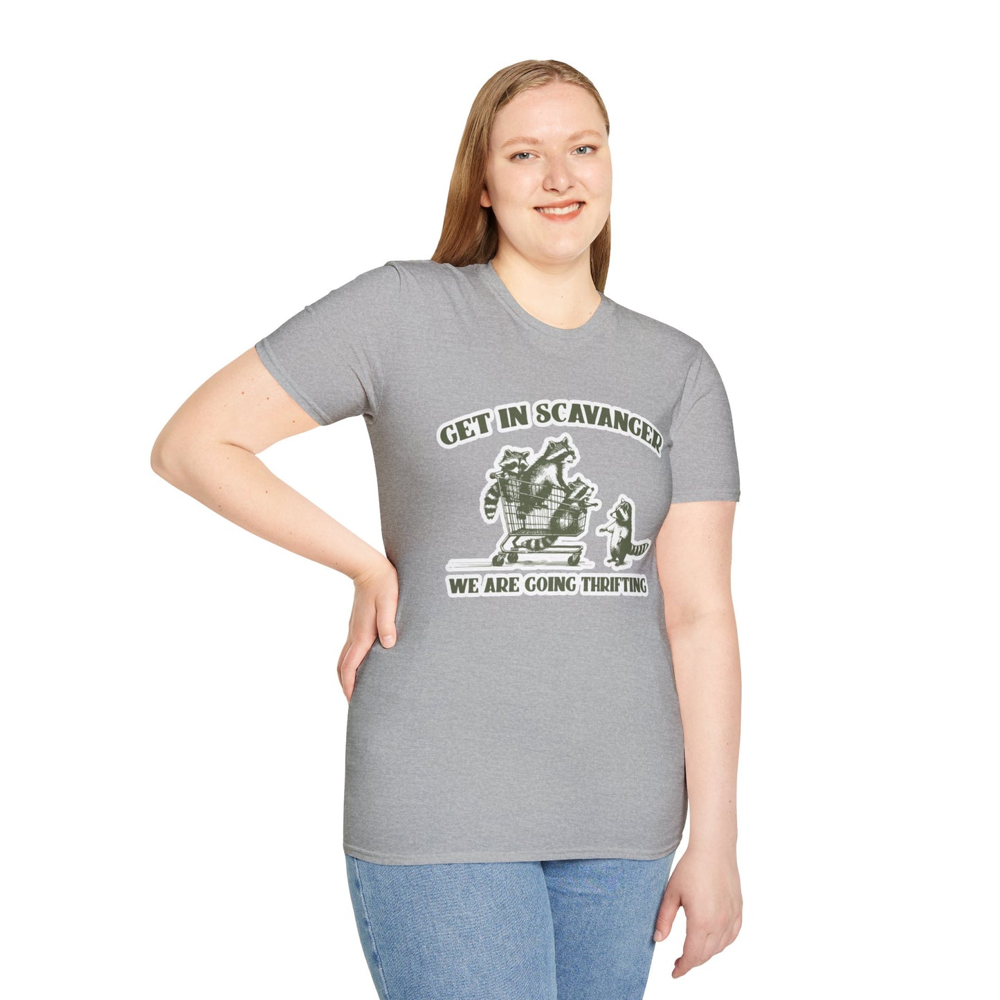 Get in Scavanger We're Going Thrifting - Unisex Softstyle T-Shirt