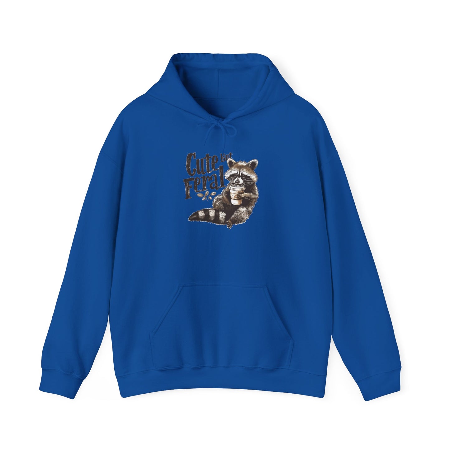 Cute but Feral - Unisex Heavy Blend™ Hooded Sweatshirt