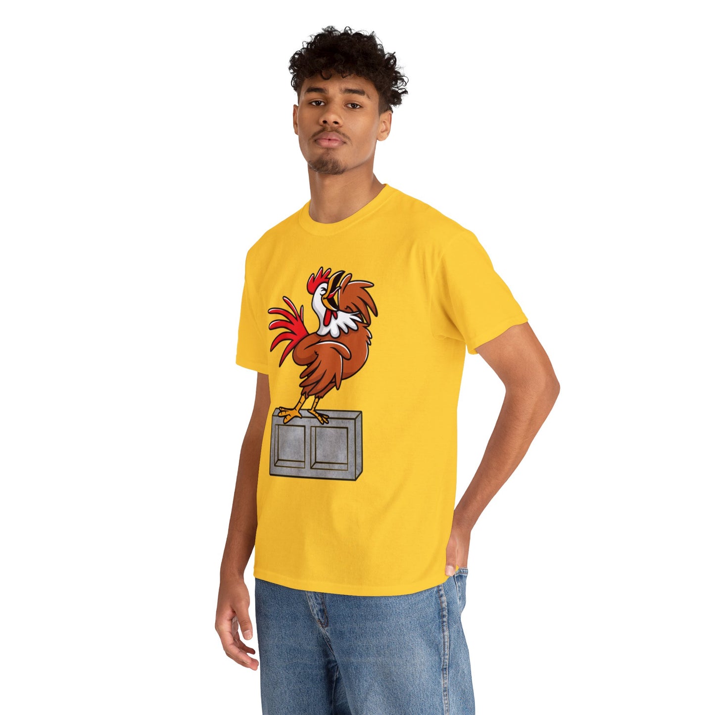 Cock Block: Unisex Heavy Cotton Tee