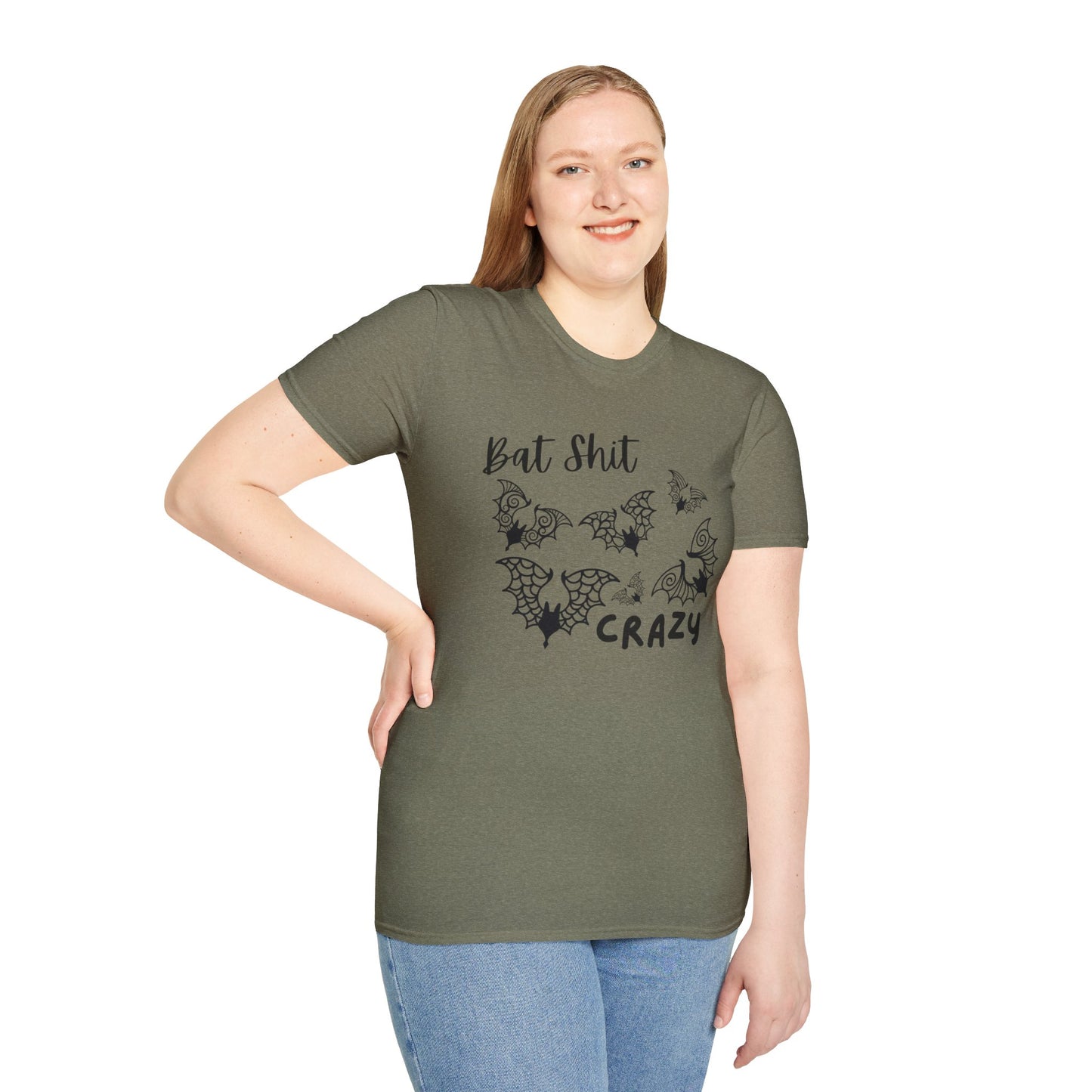 Bat Shit Crazy Unisex Softstyle T-Shirt