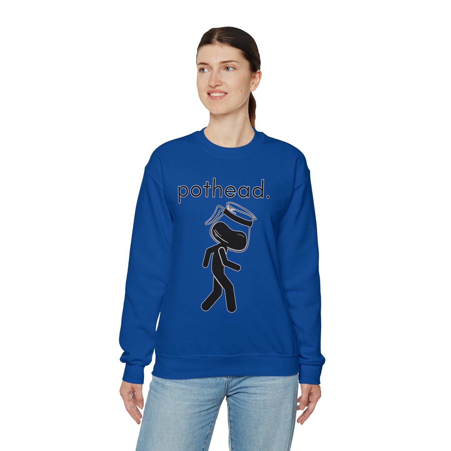 Pothead: Unisex Heavy Blend™ Crewneck Sweatshirt