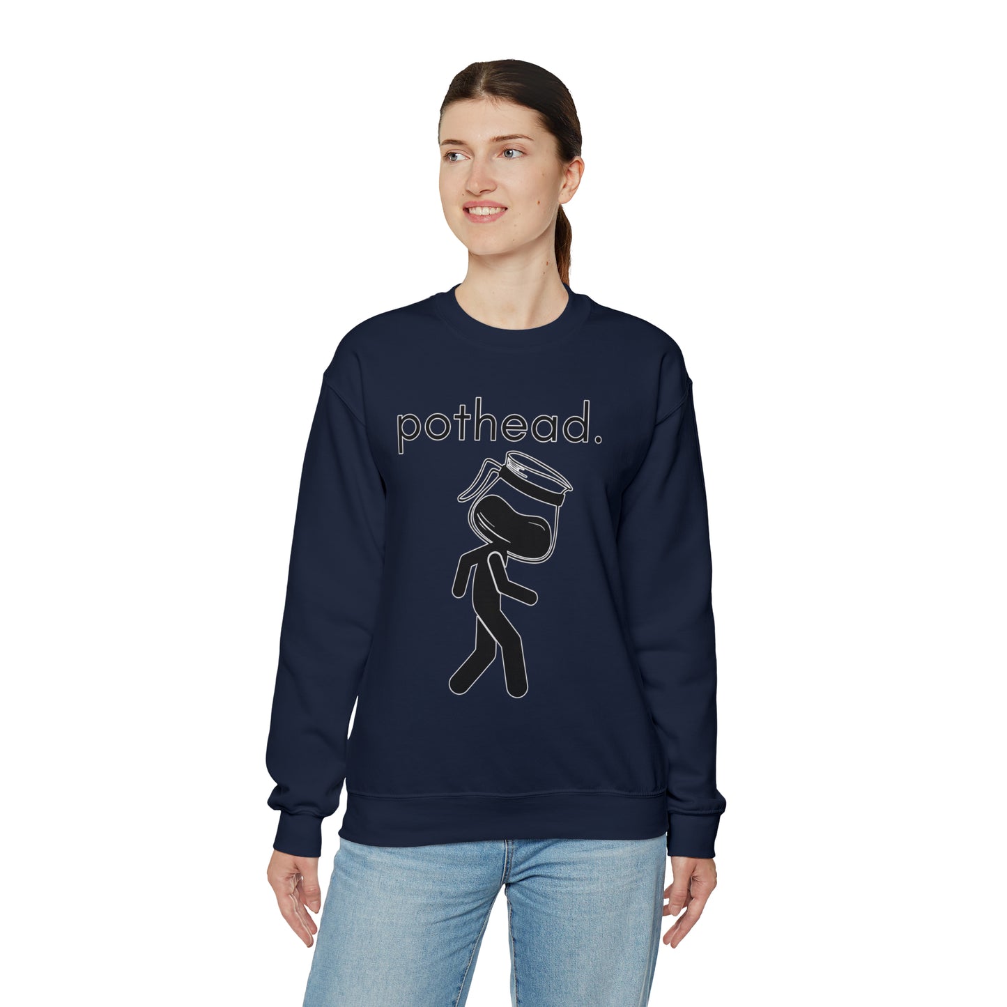 Pothead: Unisex Heavy Blend™ Crewneck Sweatshirt