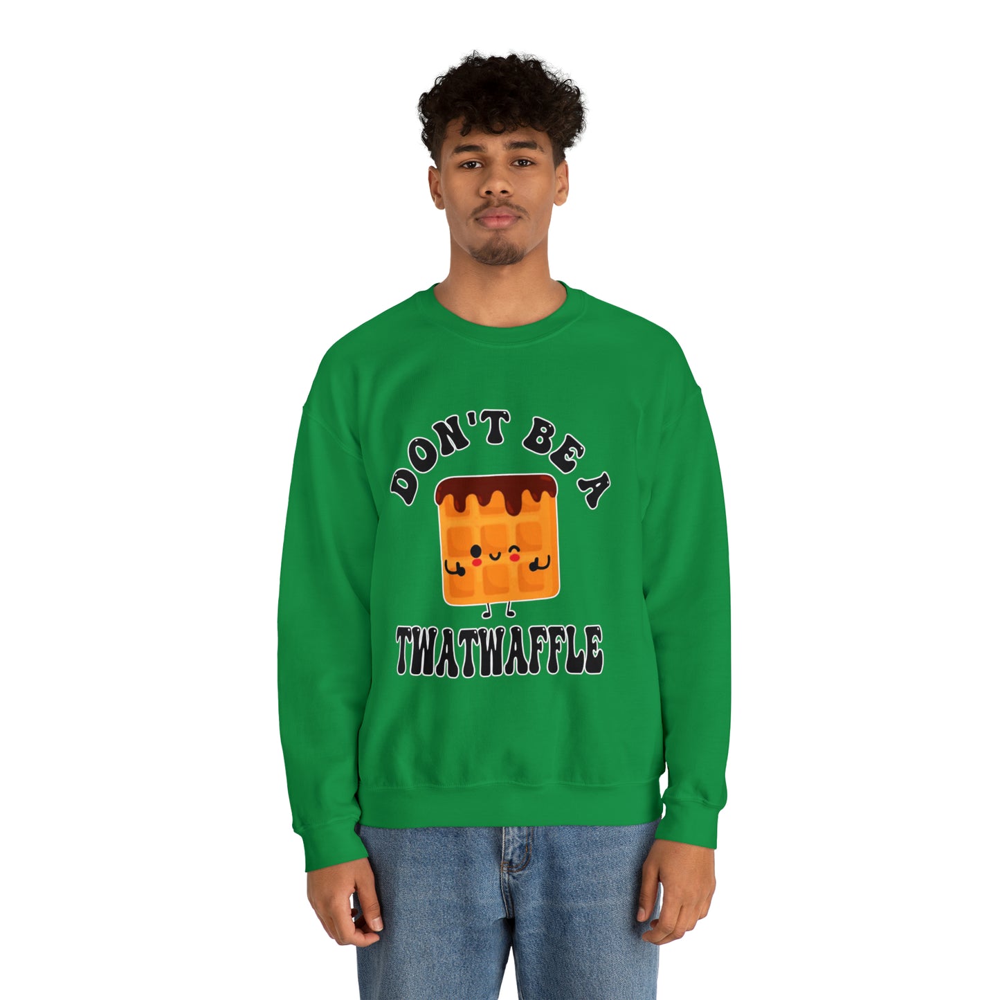 Don't Be a Twatwaffle: Unisex Heavy Blend™ Crewneck Sweatshirt