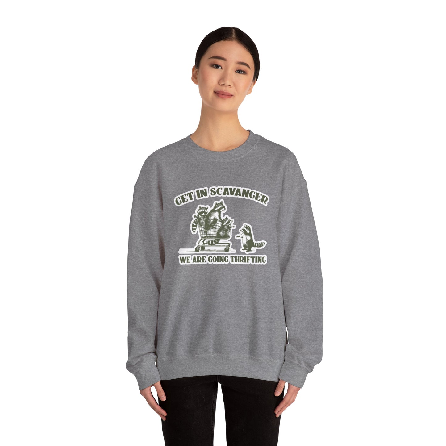 Get in Scavanger We Are Going Thrifting - Unisex Heavy Blend™ Crewneck Sweatshirt