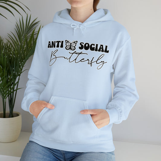 Antisocial Butterfly: Unisex Heavy Blend™ Hooded Sweatshirt