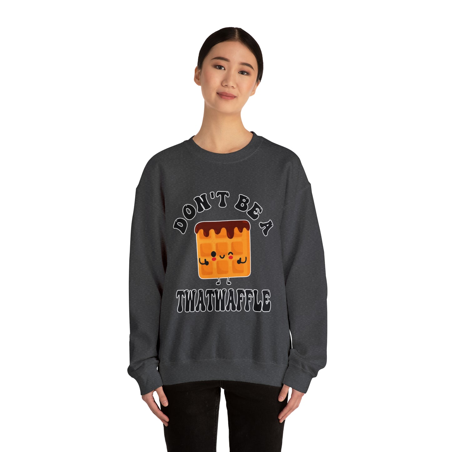 Don't Be a Twatwaffle: Unisex Heavy Blend™ Crewneck Sweatshirt