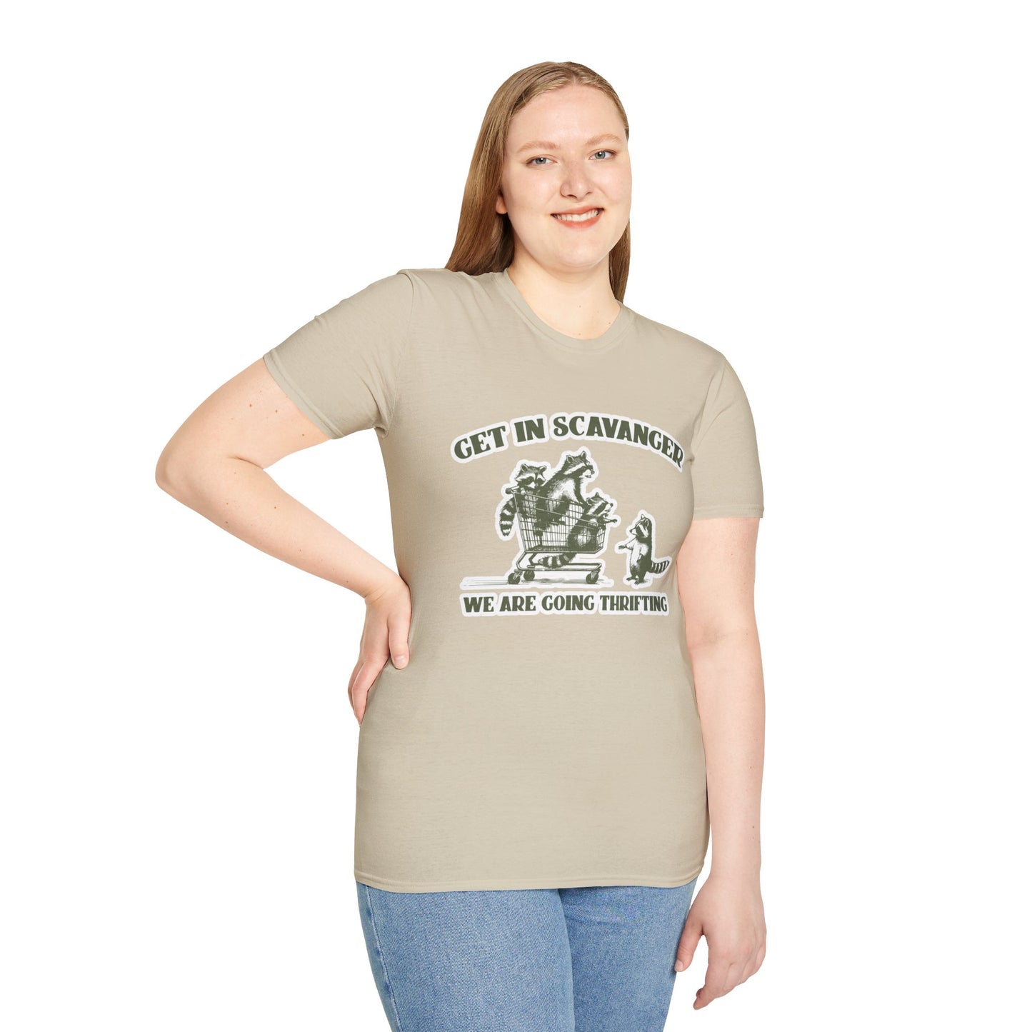 Get in Scavanger We're Going Thrifting - Unisex Softstyle T-Shirt