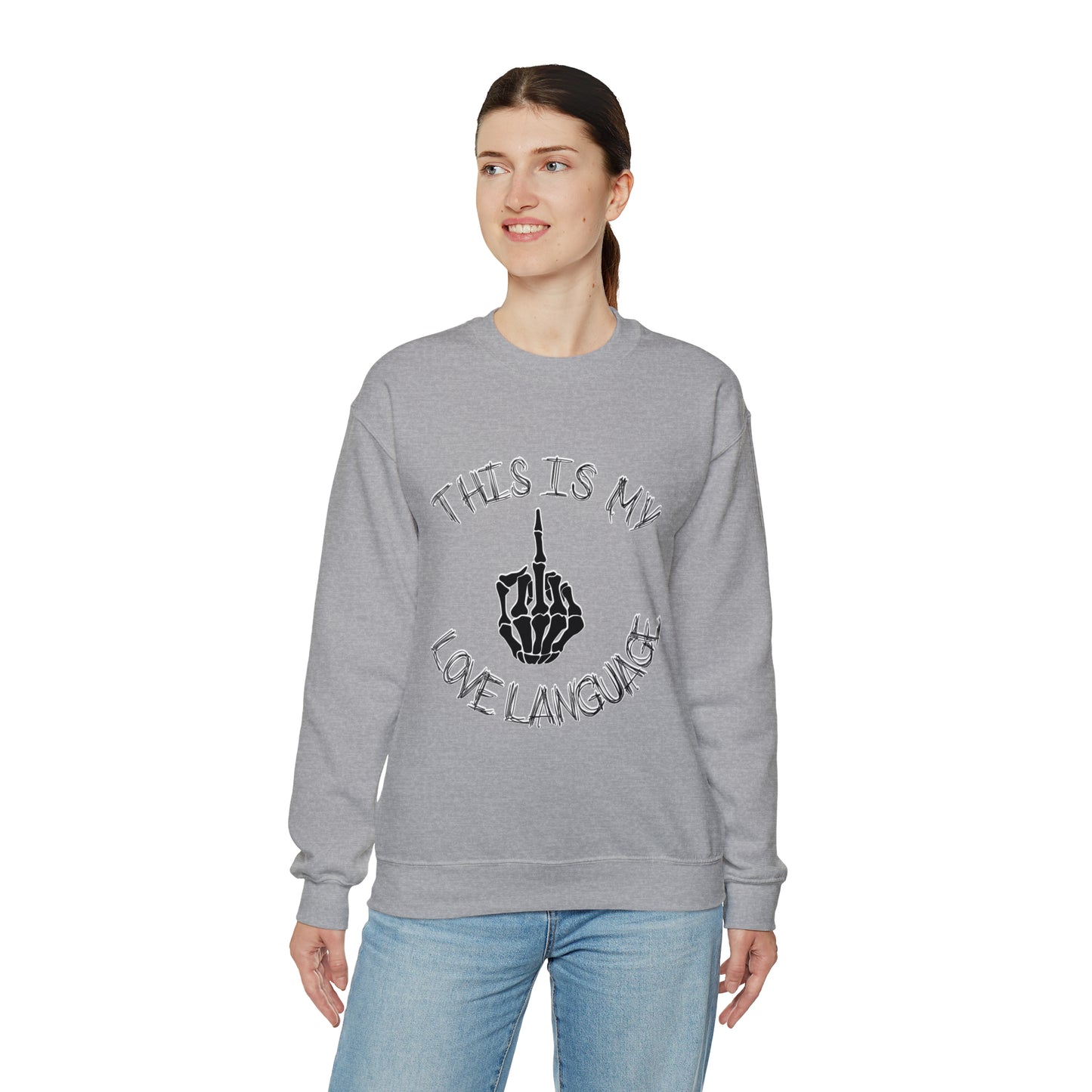 This is my Love Language: Unisex Heavy Blend™ Crewneck Sweatshirt