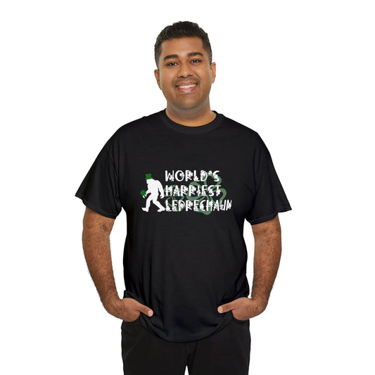 Worlds Harriest Leprechaun: Unisex Heavy Cotton Tee