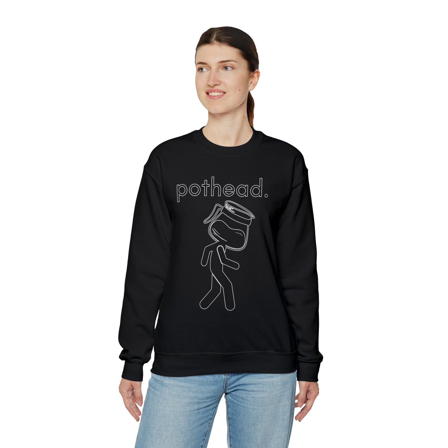 Pothead: Unisex Heavy Blend™ Crewneck Sweatshirt