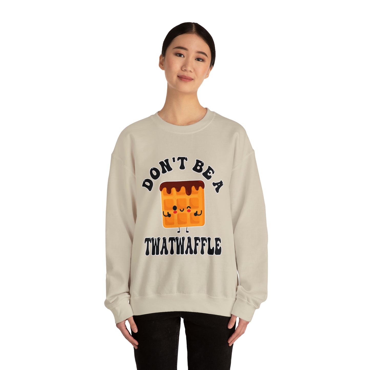 Don't Be a Twatwaffle: Unisex Heavy Blend™ Crewneck Sweatshirt