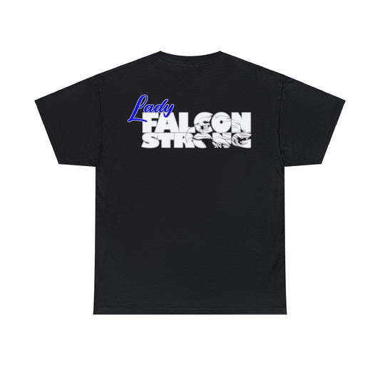 Lady Falcon Wrestling 2-Sided: Unisex Heavy Cotton Tee