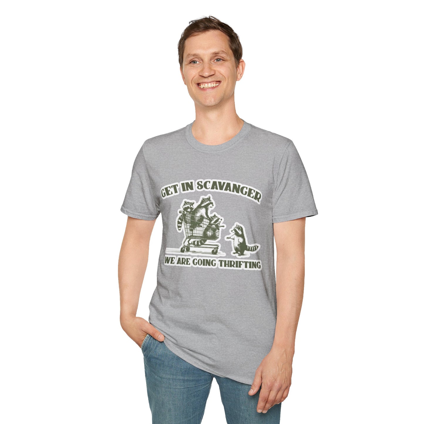 Get in Scavanger We're Going Thrifting - Unisex Softstyle T-Shirt