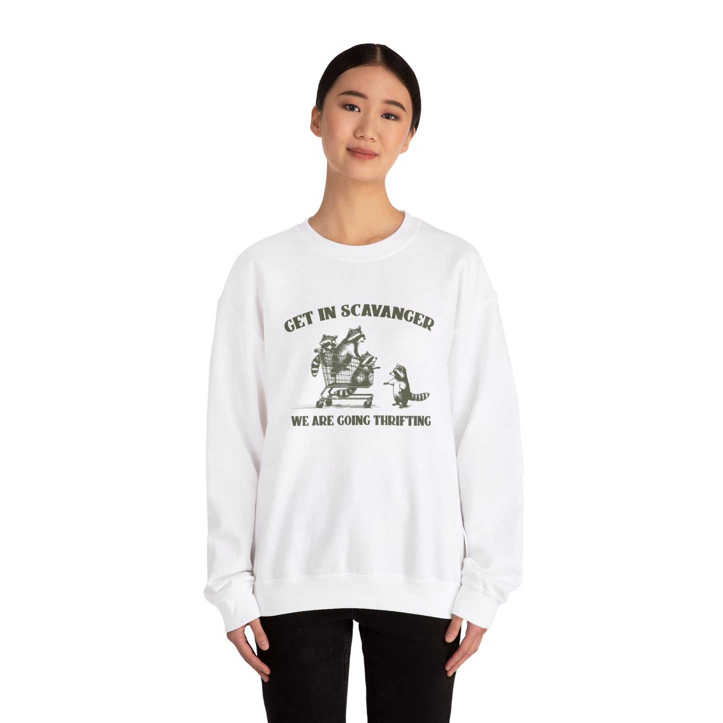 Get in Scavanger We Are Going Thrifting - Unisex Heavy Blend™ Crewneck Sweatshirt