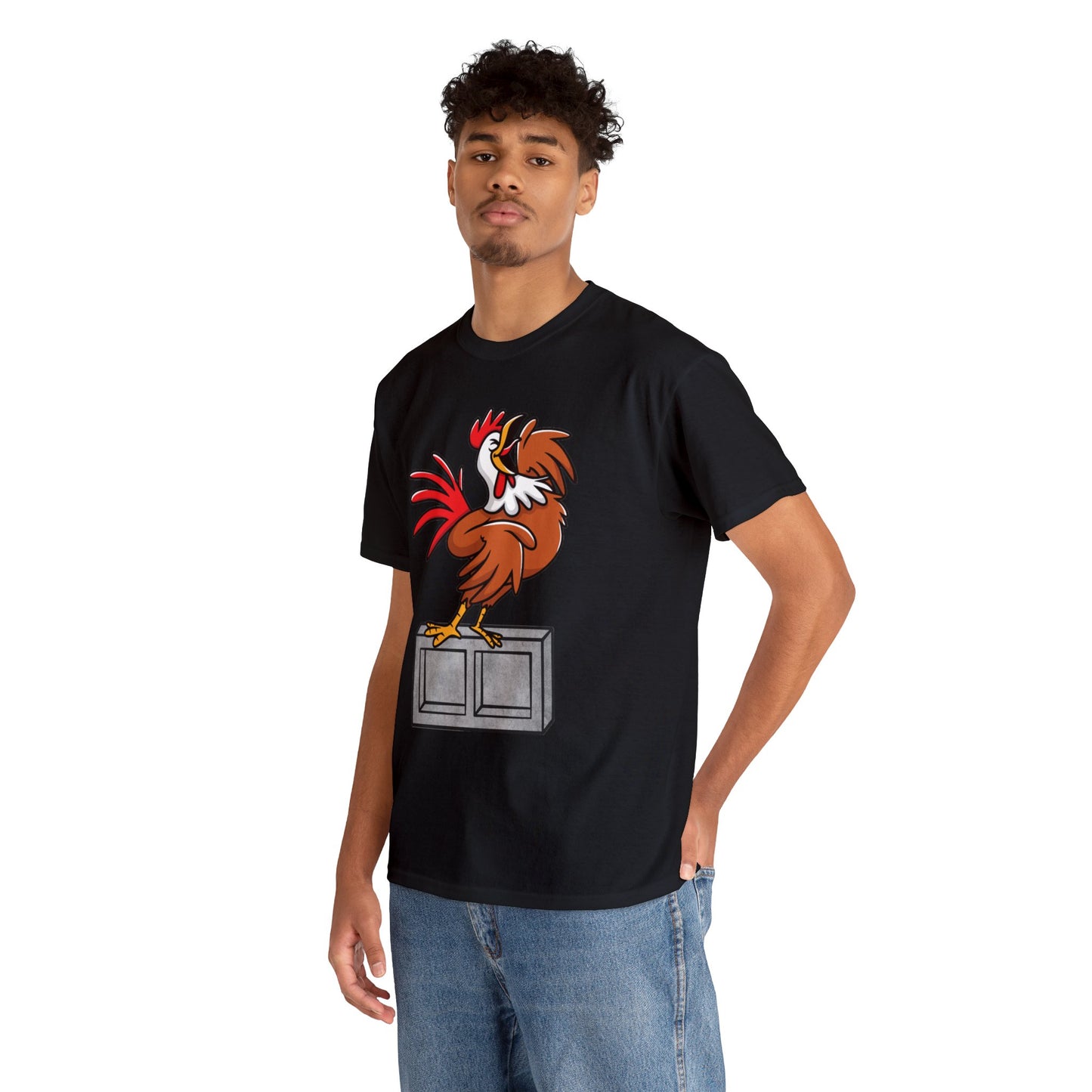 Cock Block: Unisex Heavy Cotton Tee